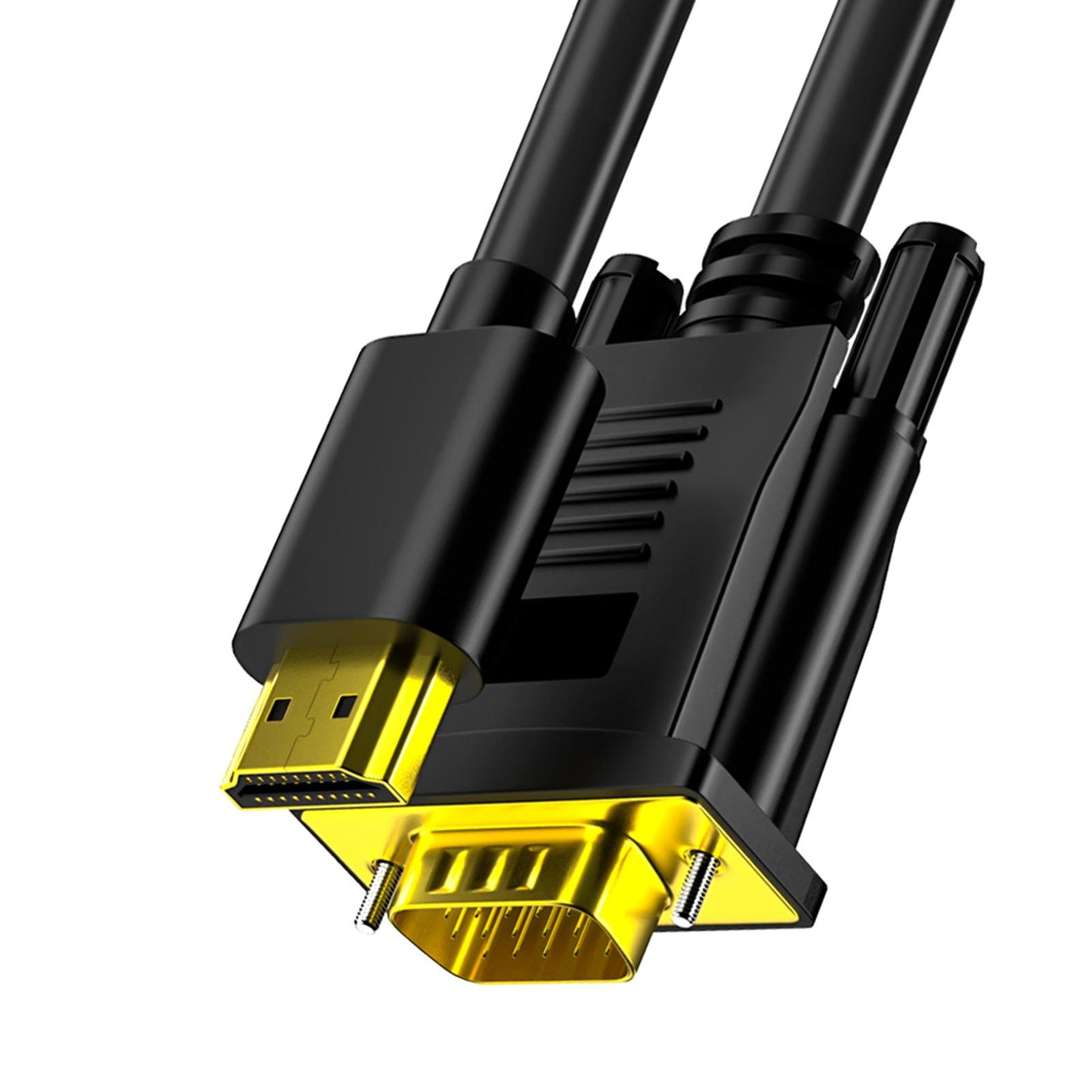 HDMI to VGA Cable 1080P HD Gold Plated Connector for PC Computer Desktop 2000mm