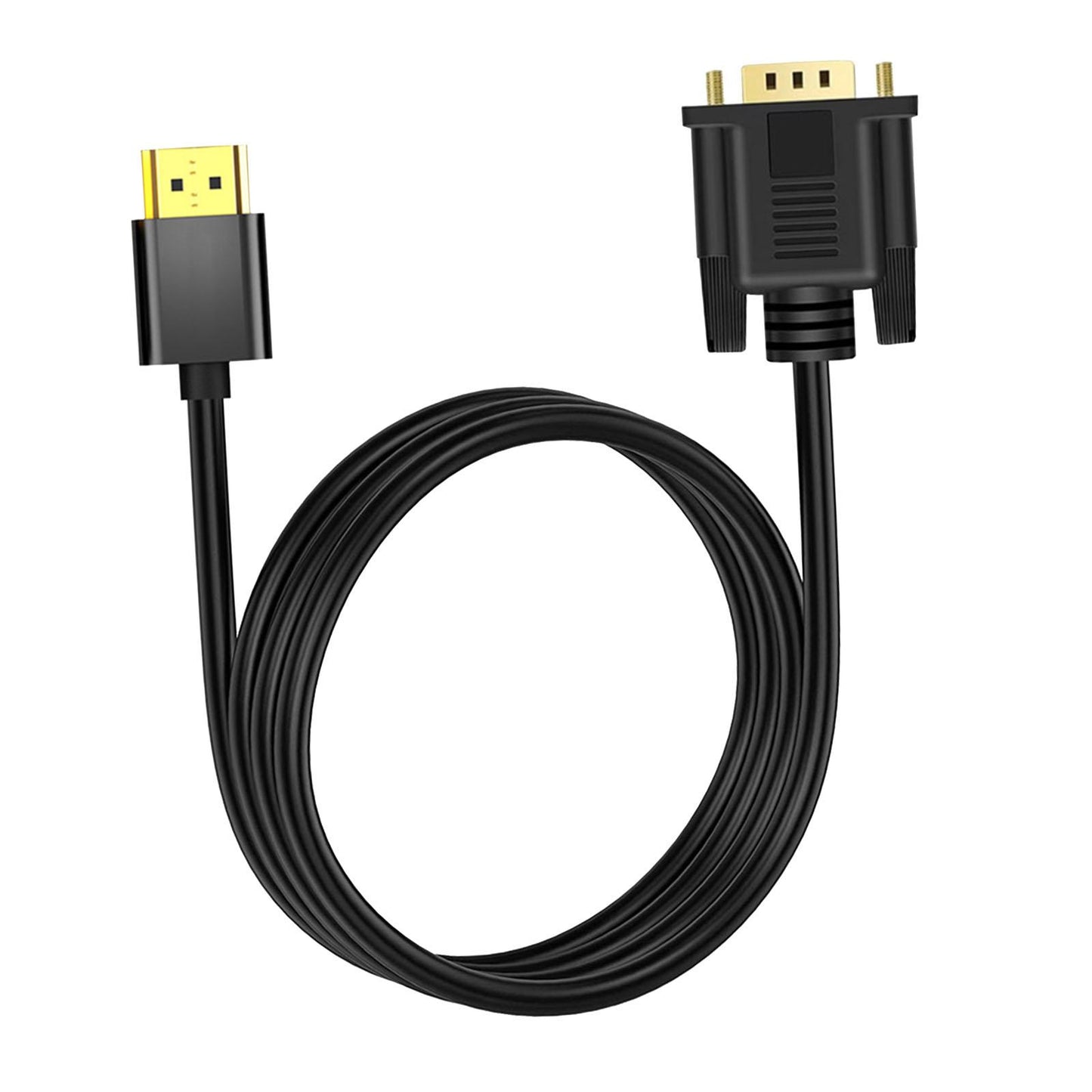HDMI to VGA Cable Male to Male uni directional for Laptop PC Monitor 1.8m