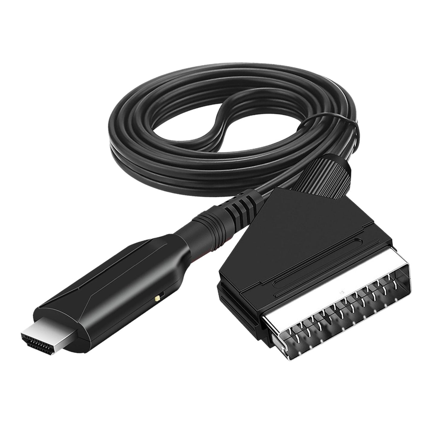 SCART Input to HDMI Output Converter Cable 1080P for STB Projector Monitor