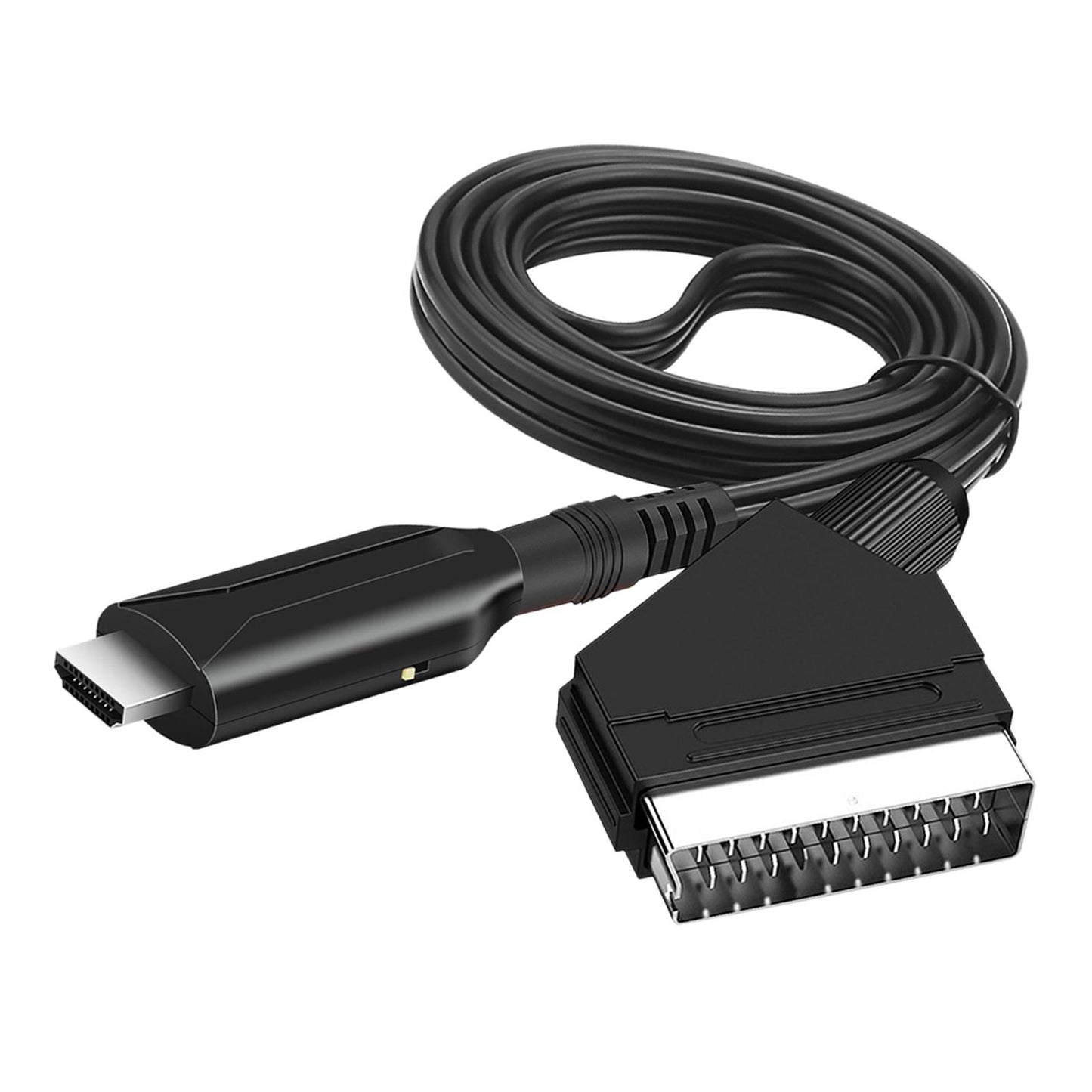 SCART Input to HDMI Output Converter Cable 1080P for STB Projector Monitor