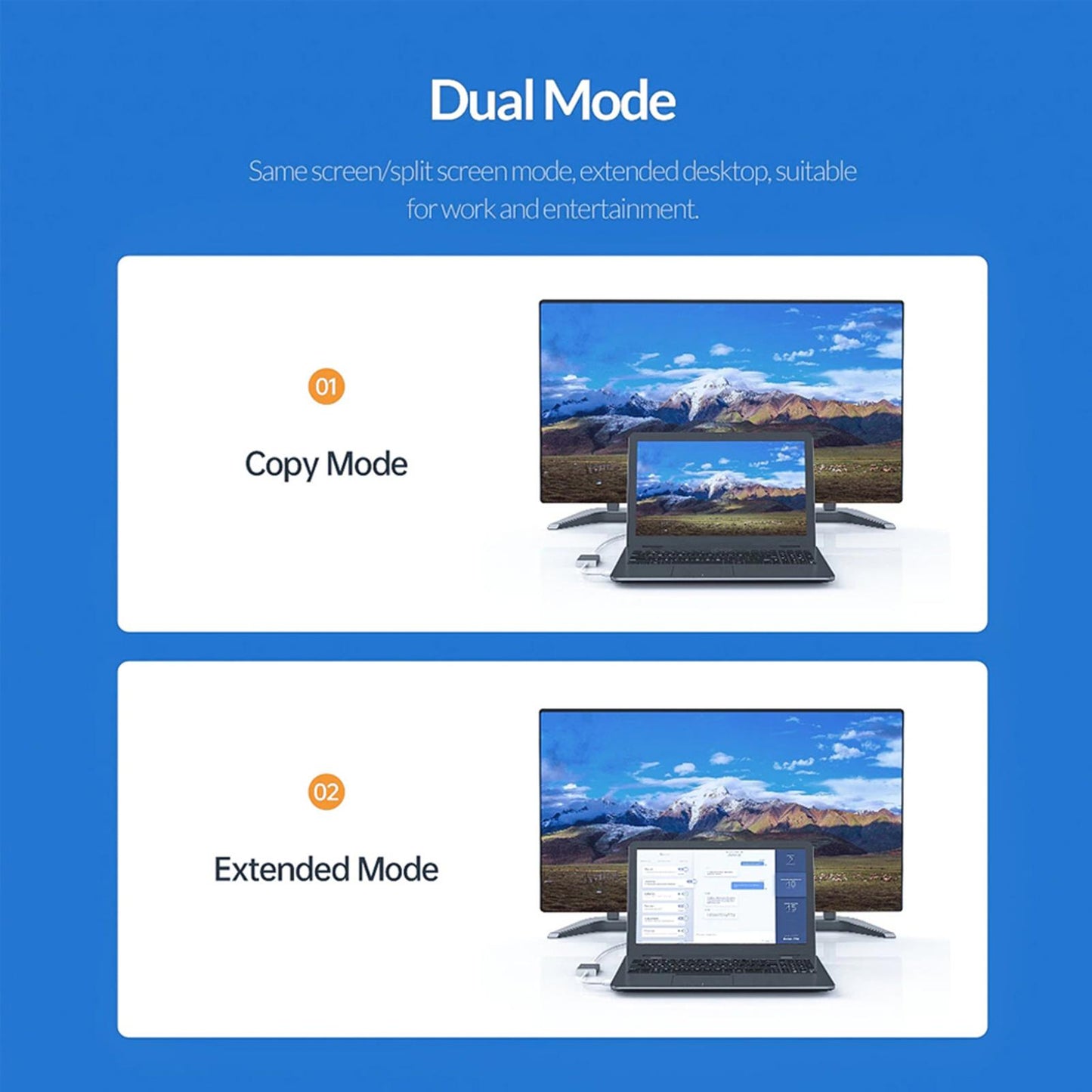 USB 3.0 to VGA Adapter Multiport Adapter for Multiple Monitors Projector