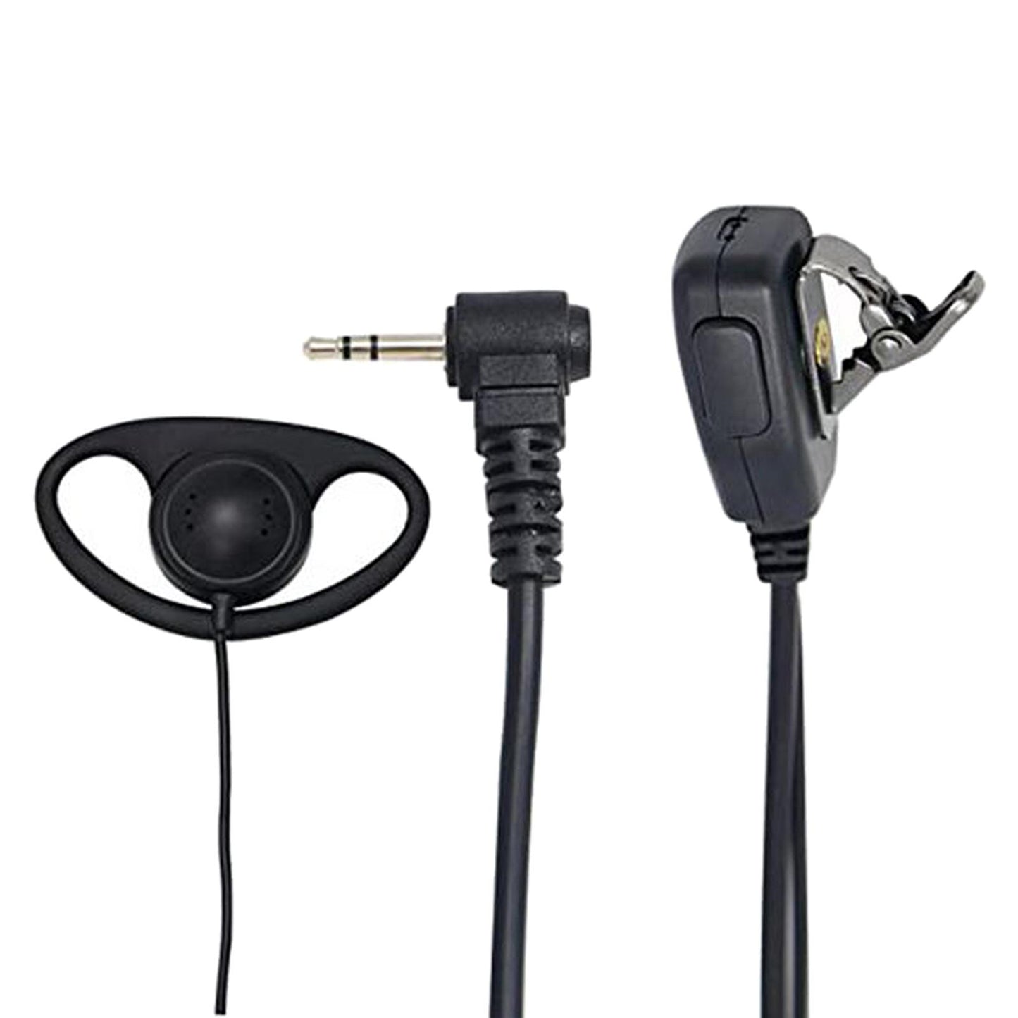 Walkie Talkie Earpiece with PTT Mic Headset for Motorola T5428 SX800 FR60