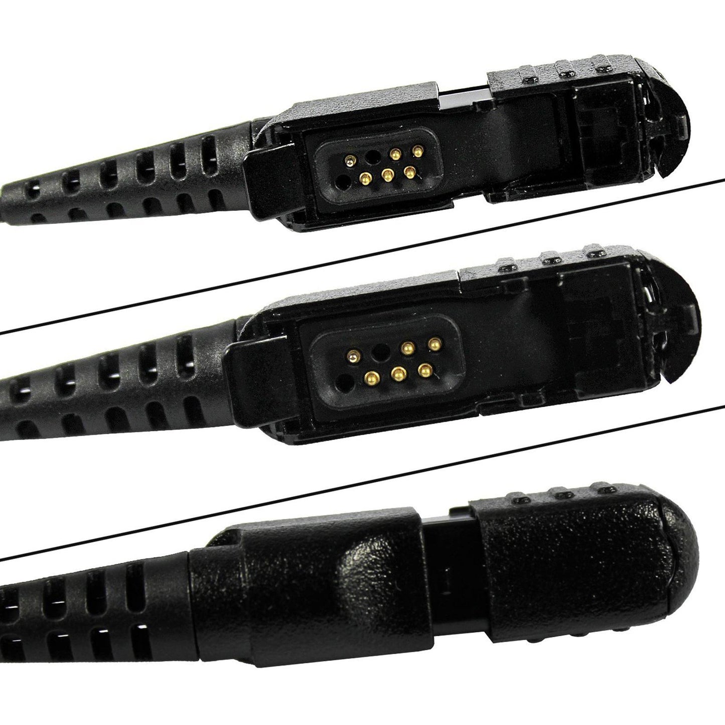 Walkie Talkie Earpiece Mic PTT Headphone for Motorola Xir P6600 Xir P6608