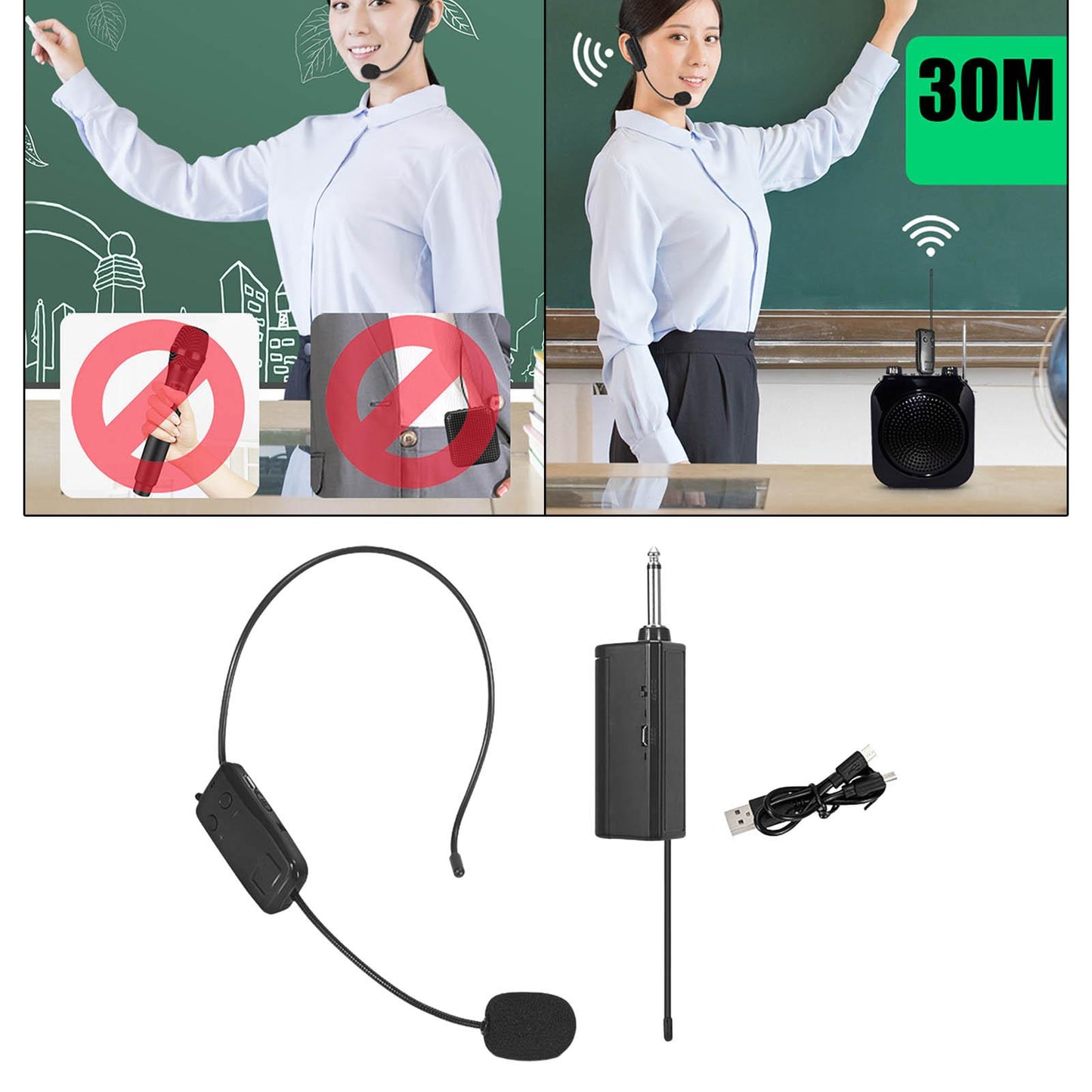 Handheld Headset Microphone Multipurpose for PC Laptop SIngle Headset