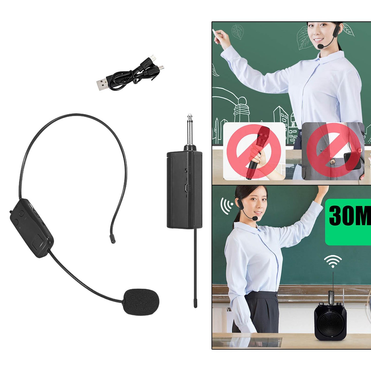 Handheld Headset Microphone Multipurpose for PC Laptop SIngle Headset