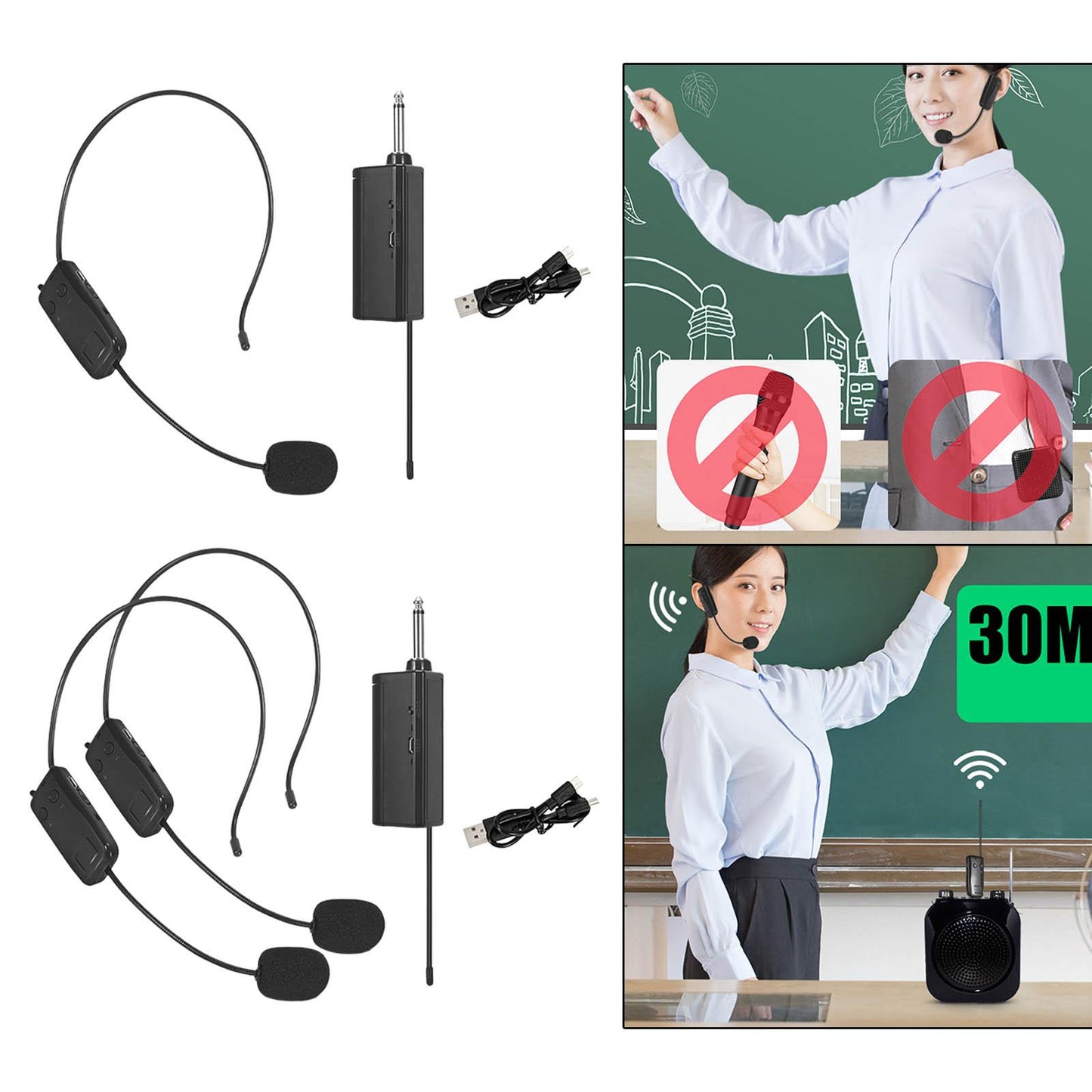 Handheld Headset Microphone Multipurpose for PC Laptop SIngle Headset