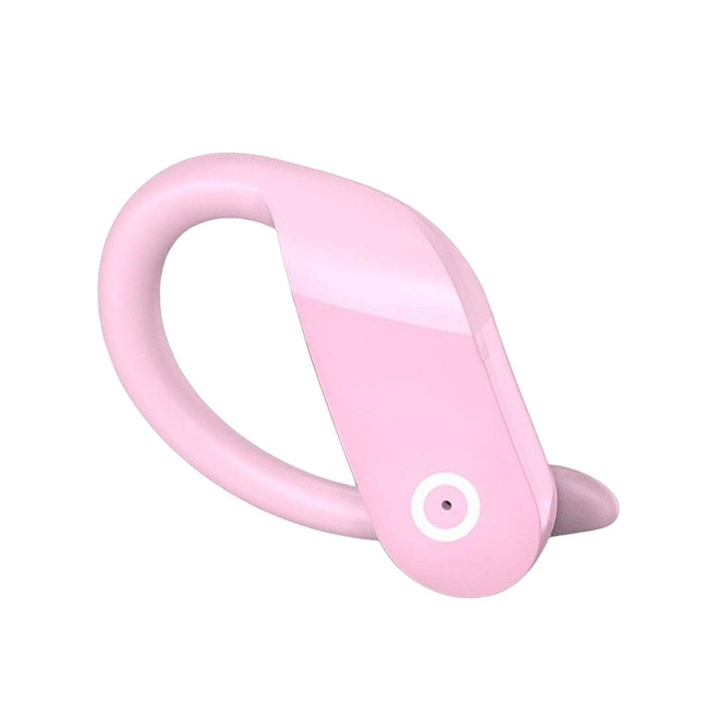 Headset Earpiece Business Earphone Ear Hook Waterproof Headphone for Yoga Pink Boxed