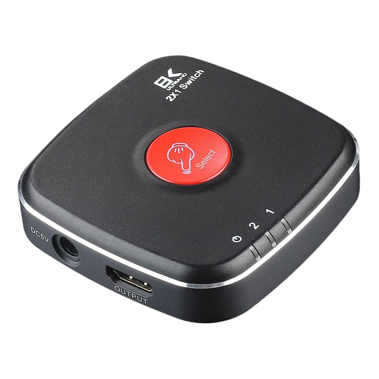 8K HDMI Splitter Adapter HDMI Switcher 2x1 Box Two Way Converter For Macbook