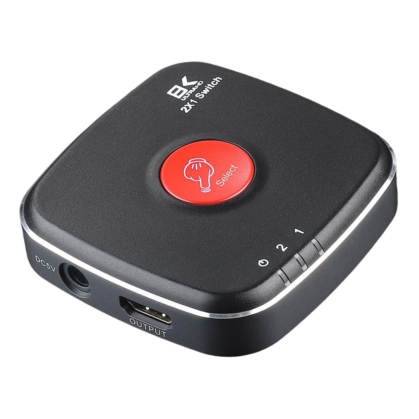 8K HDMI Splitter Adapter HDMI Switcher 2x1 Box Two Way Converter For Macbook