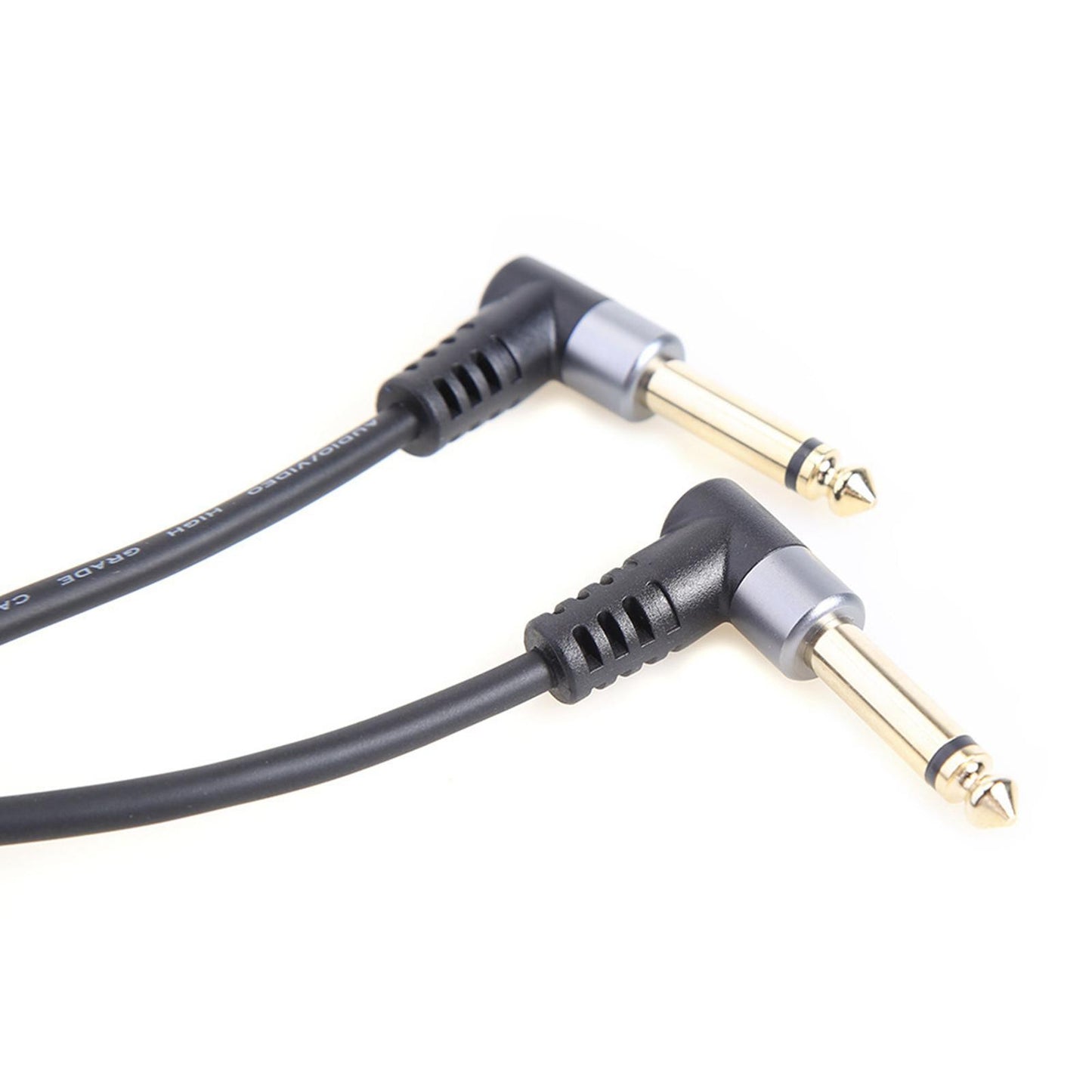 1/4 Insert Cable 6.35mm TRS to Dual 6.35mm TS for Sound Cards Amplifiers