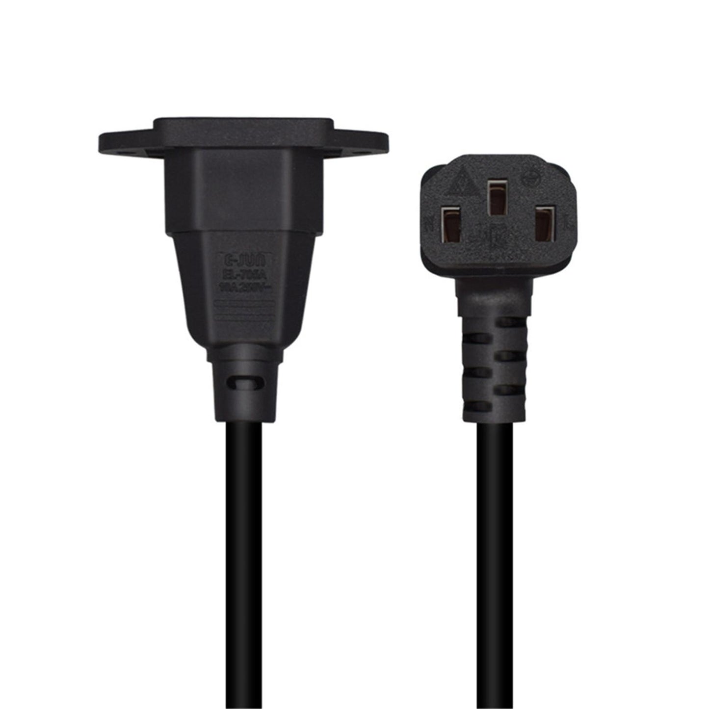IEC320 C14 Power Adapter .3M 3 Terminals Universal Rated Current 10A