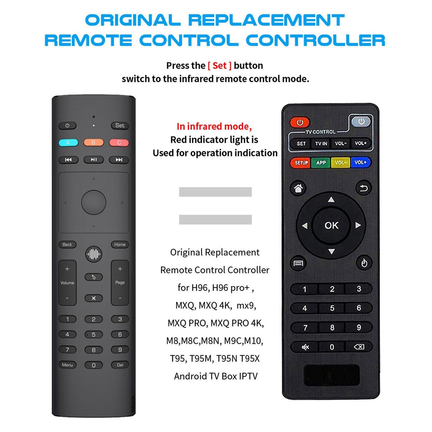 Remote Controller G40S 2.4G Voice Assistant 33Keys USB for Android PC