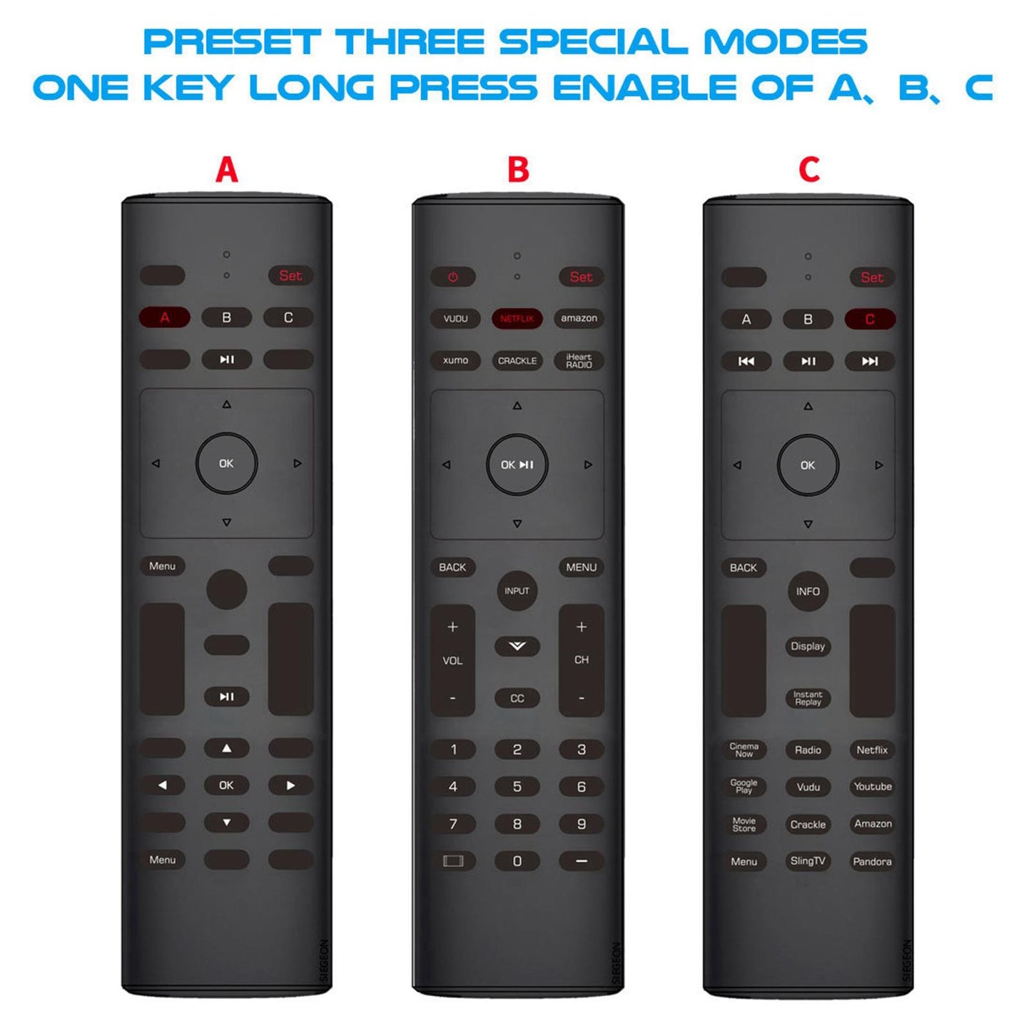 Remote Controller G40S 2.4G Voice Assistant 33Keys USB for Android PC