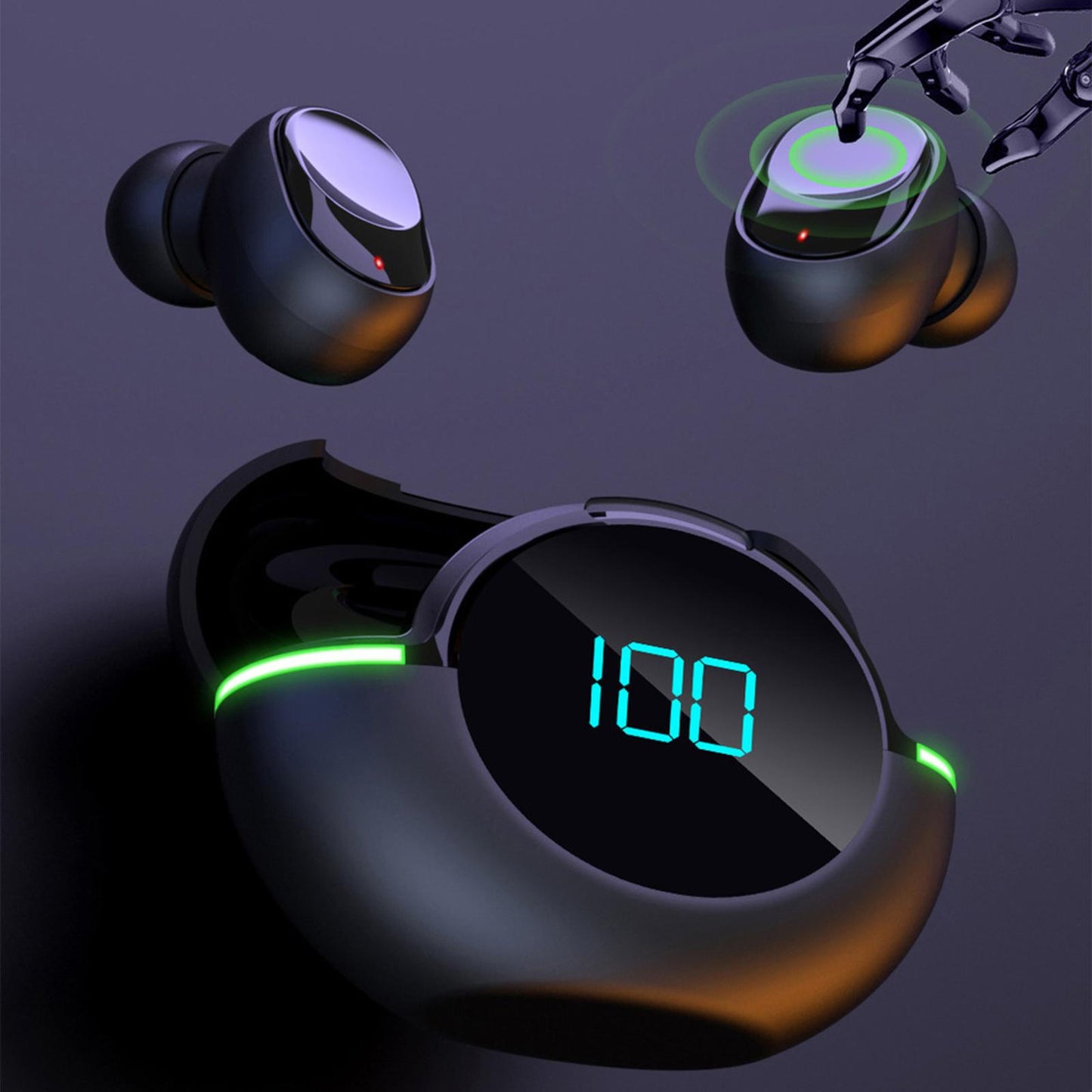 Earbuds Stereo with Charging Case IPX4 for Sport Outdoor