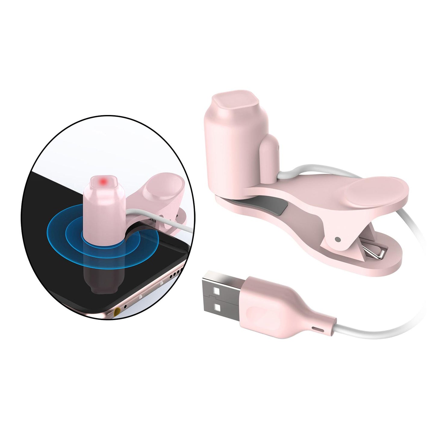 Mobile Phone Screen Clickers Mute Single Connection Live Broadcast pink