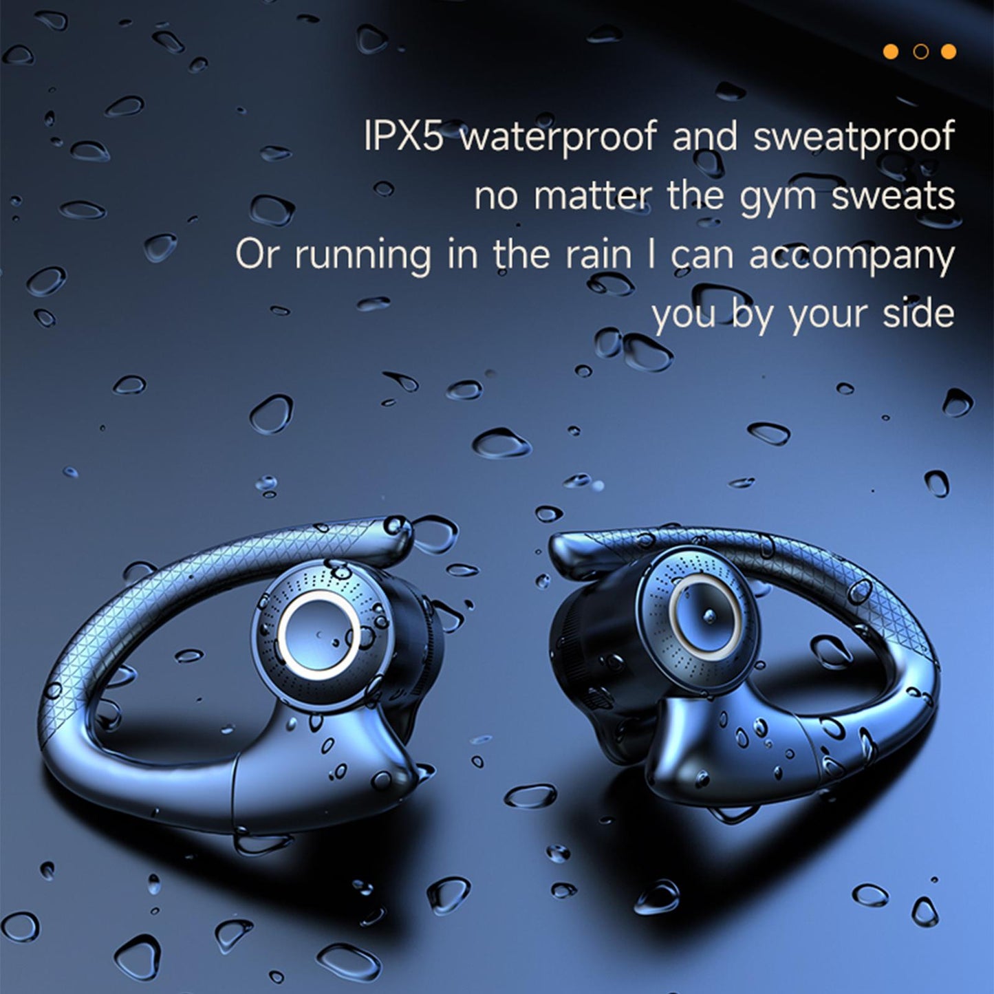 Wireless Earbuds with Case for Games Sports Exercise White