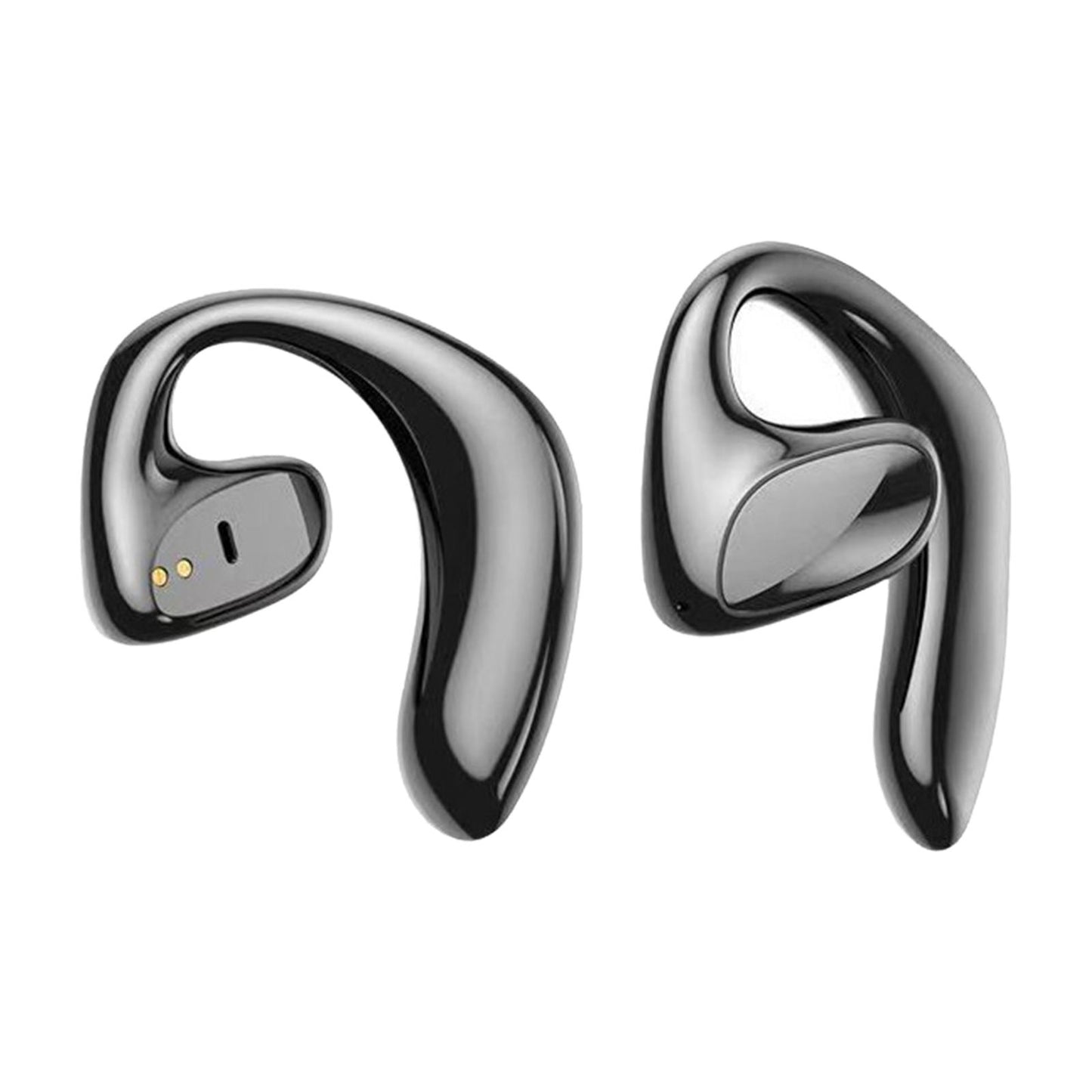 Air Conduction Headphones Lightweight for Running Hiking Workout Black