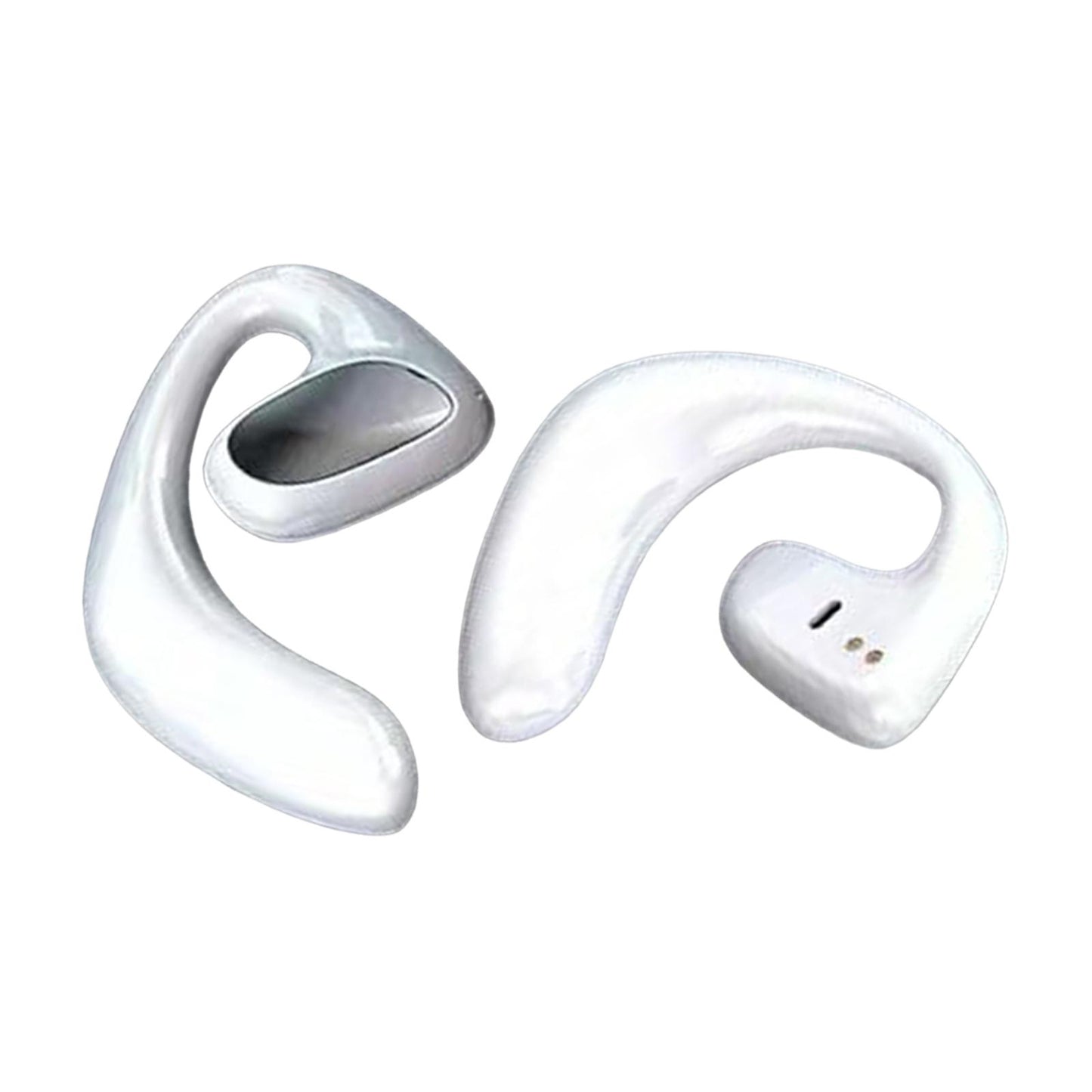 Air Conduction Headphones Lightweight for Running Hiking Workout White