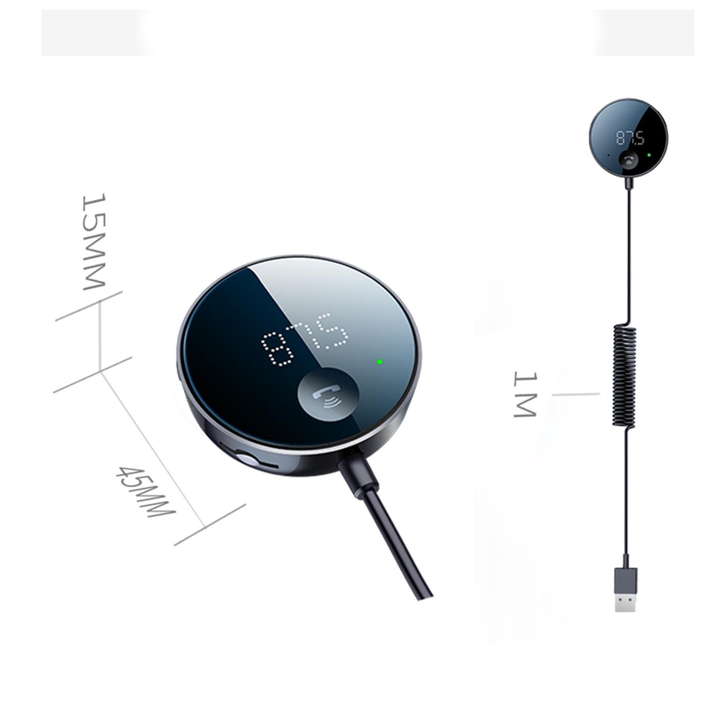 Car MP3 Music Player Support TF Card Radio Adapter for Phones Audio Players