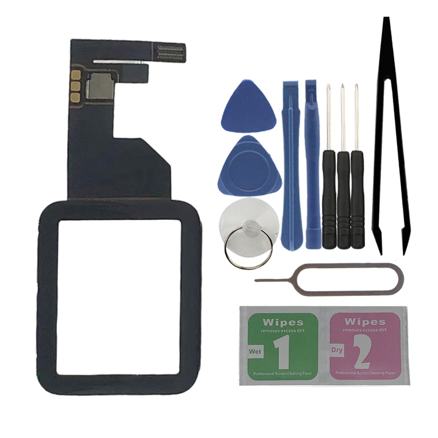 Front Lens Digitizer Replacement Repair Kit for S1 38mm Watch