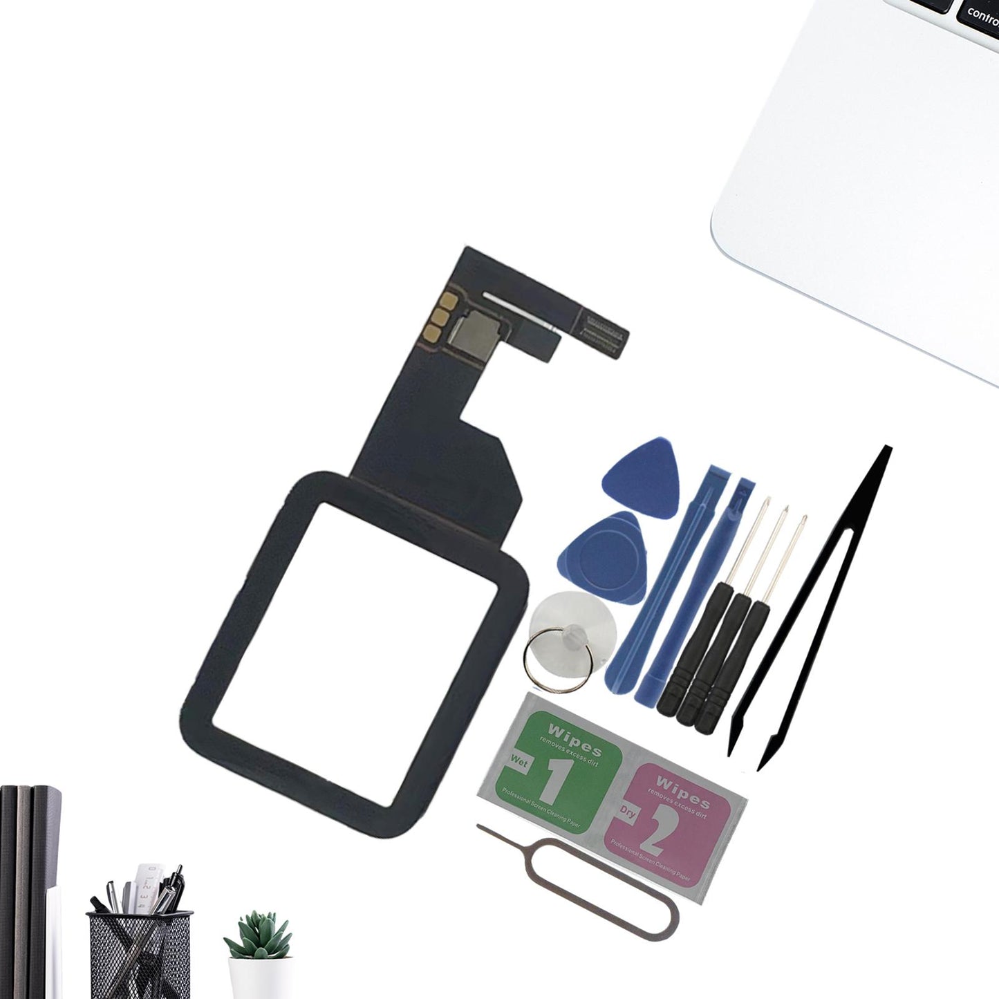 Front Lens Digitizer Replacement Repair Kit for S1 38mm Watch