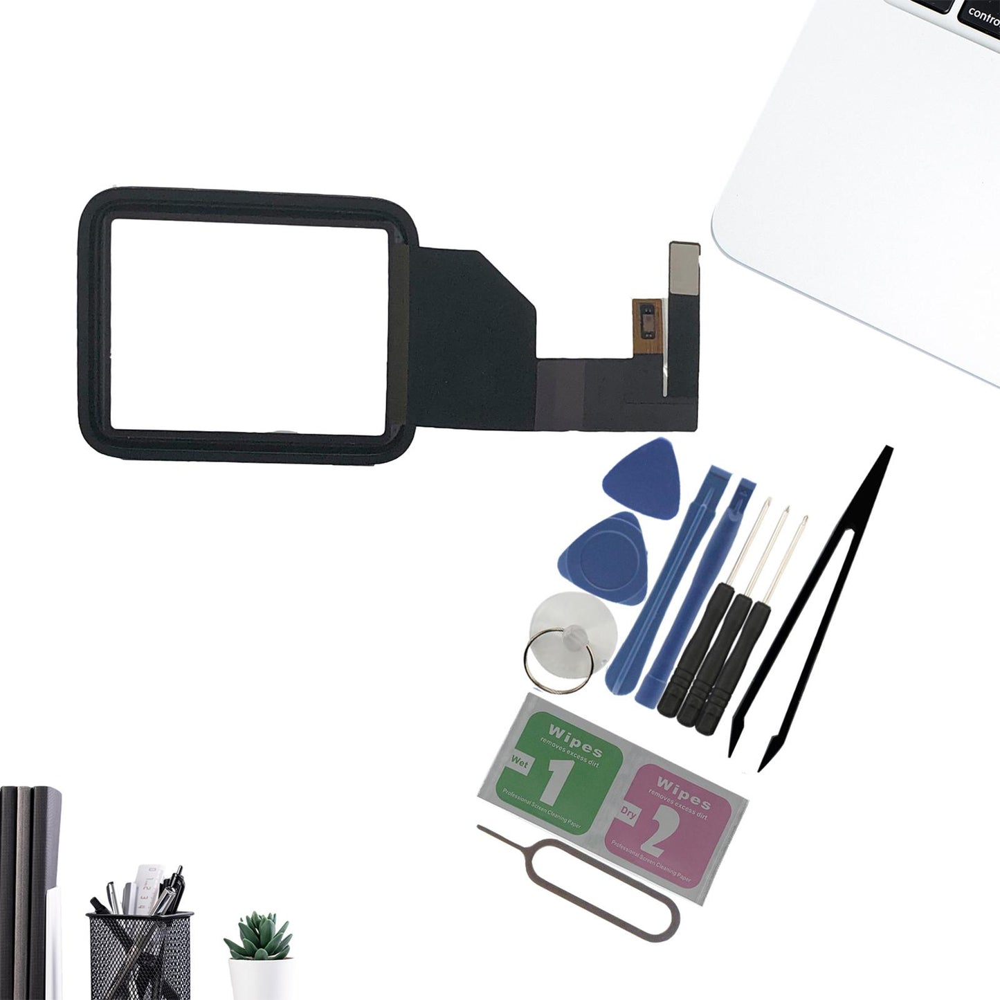 Front Glass Lens Digitizer Replacement Repair Kit for Series 1 42mm