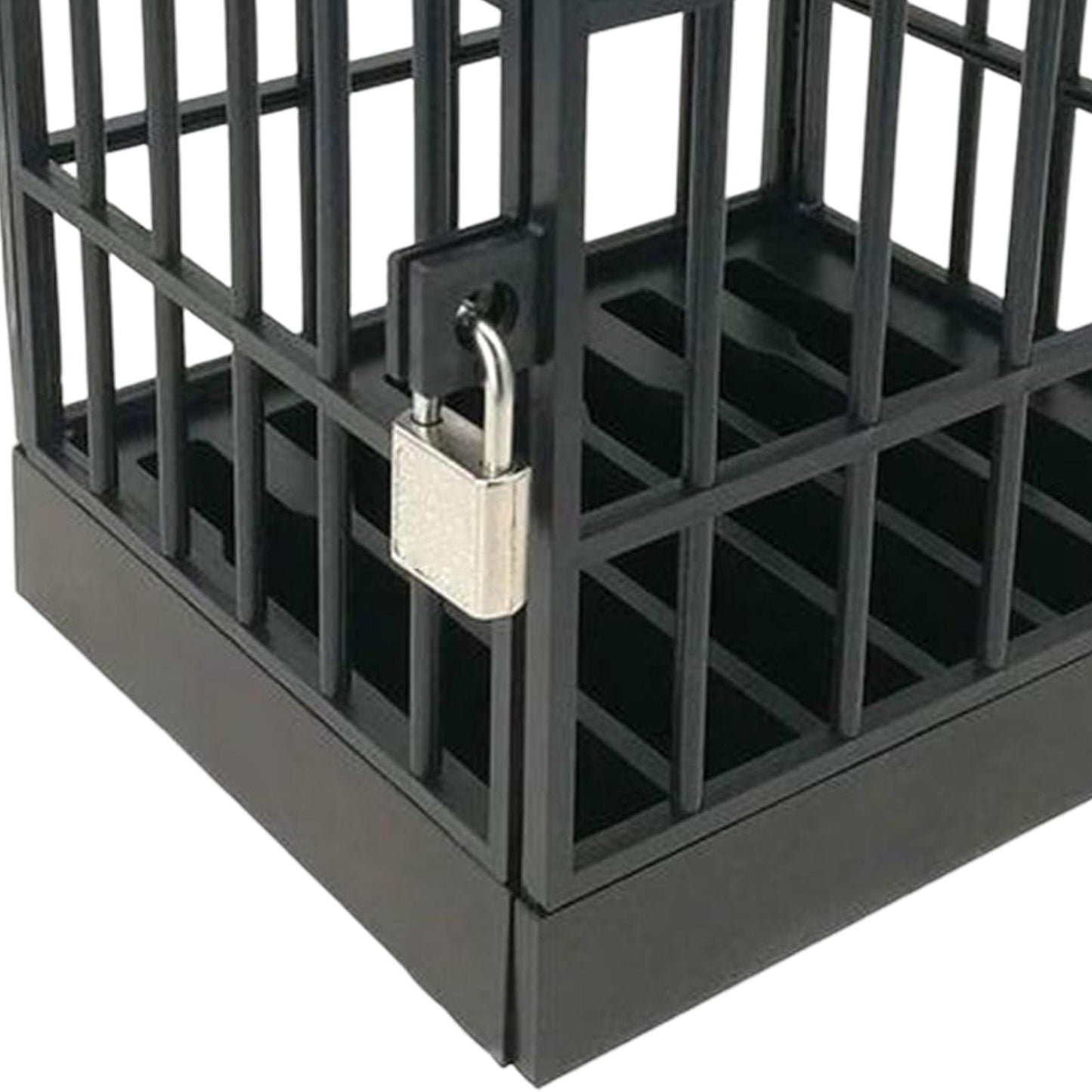 Mobile Phone Lock Box Jail Prison Novelty Gift for Kids Adults Phones Black