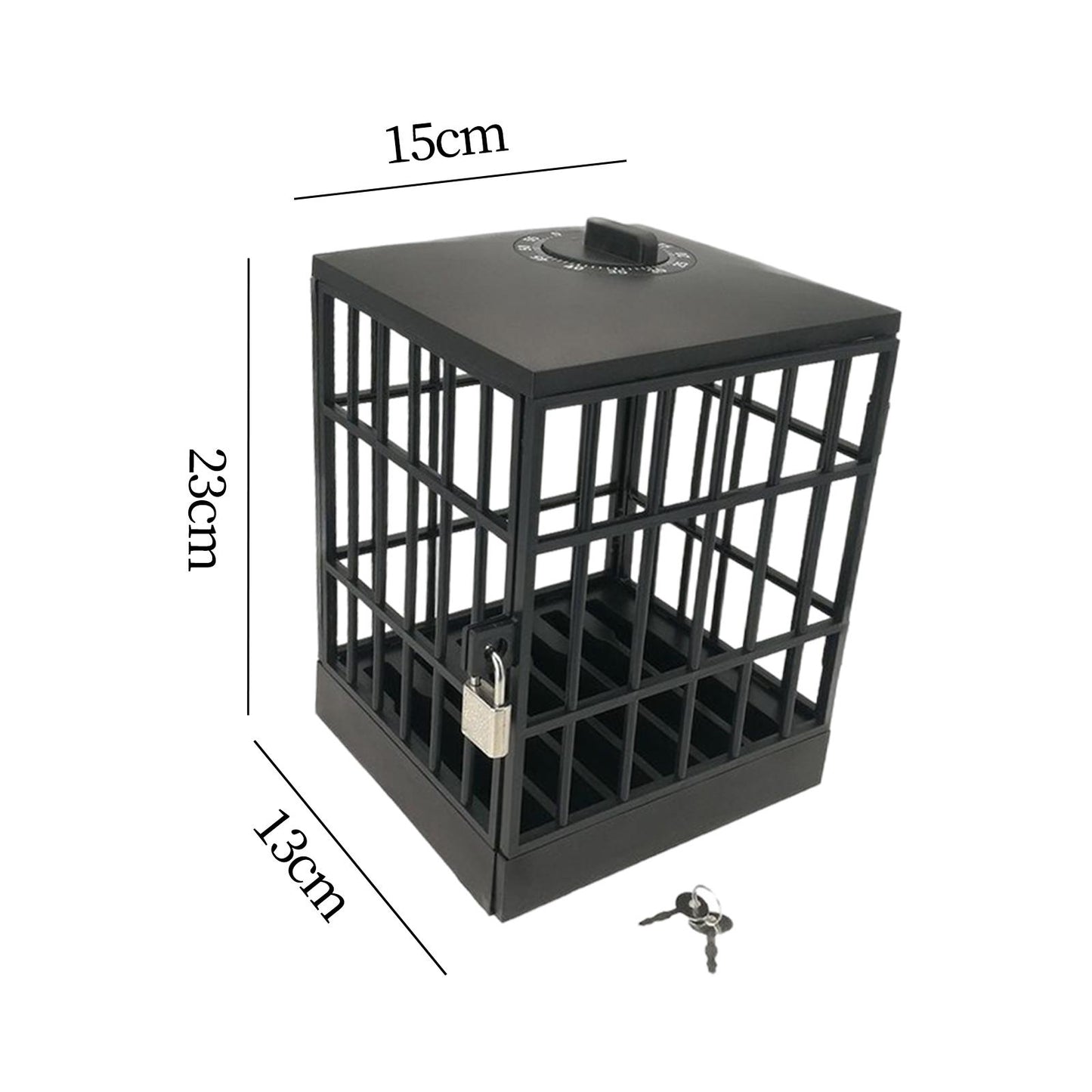 Smartphone Lock Box with Phone Jail Prison for Office Party Black