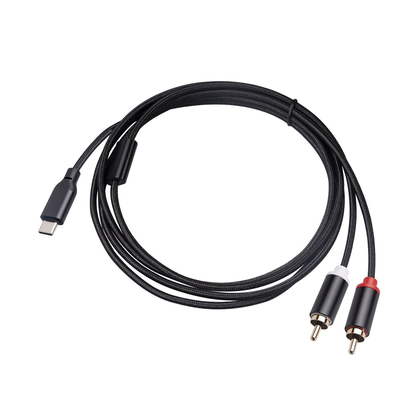 Type C to Dual RCA High Compatibility Audio for Mixers Phones Amplifiers 2m