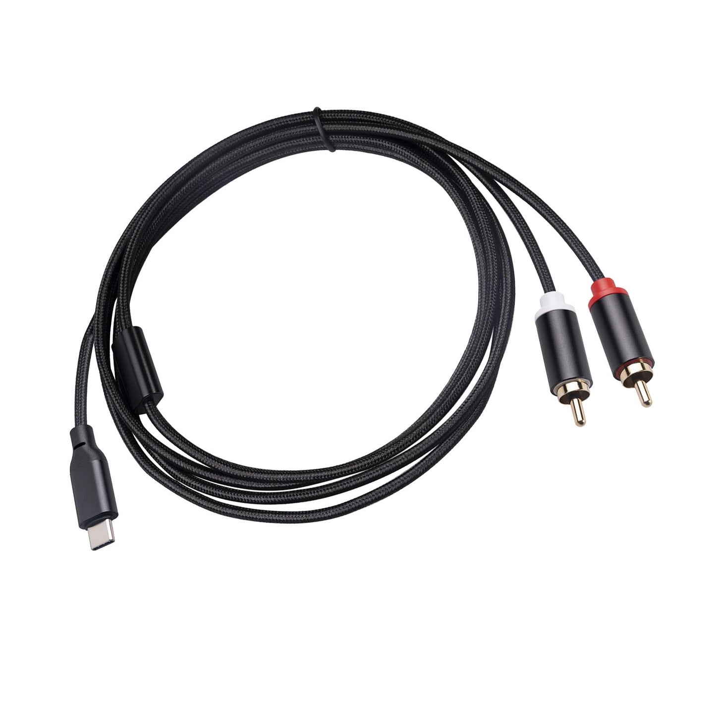 Type C to Dual RCA High Compatibility Audio for Mixers Phones Amplifiers 2m