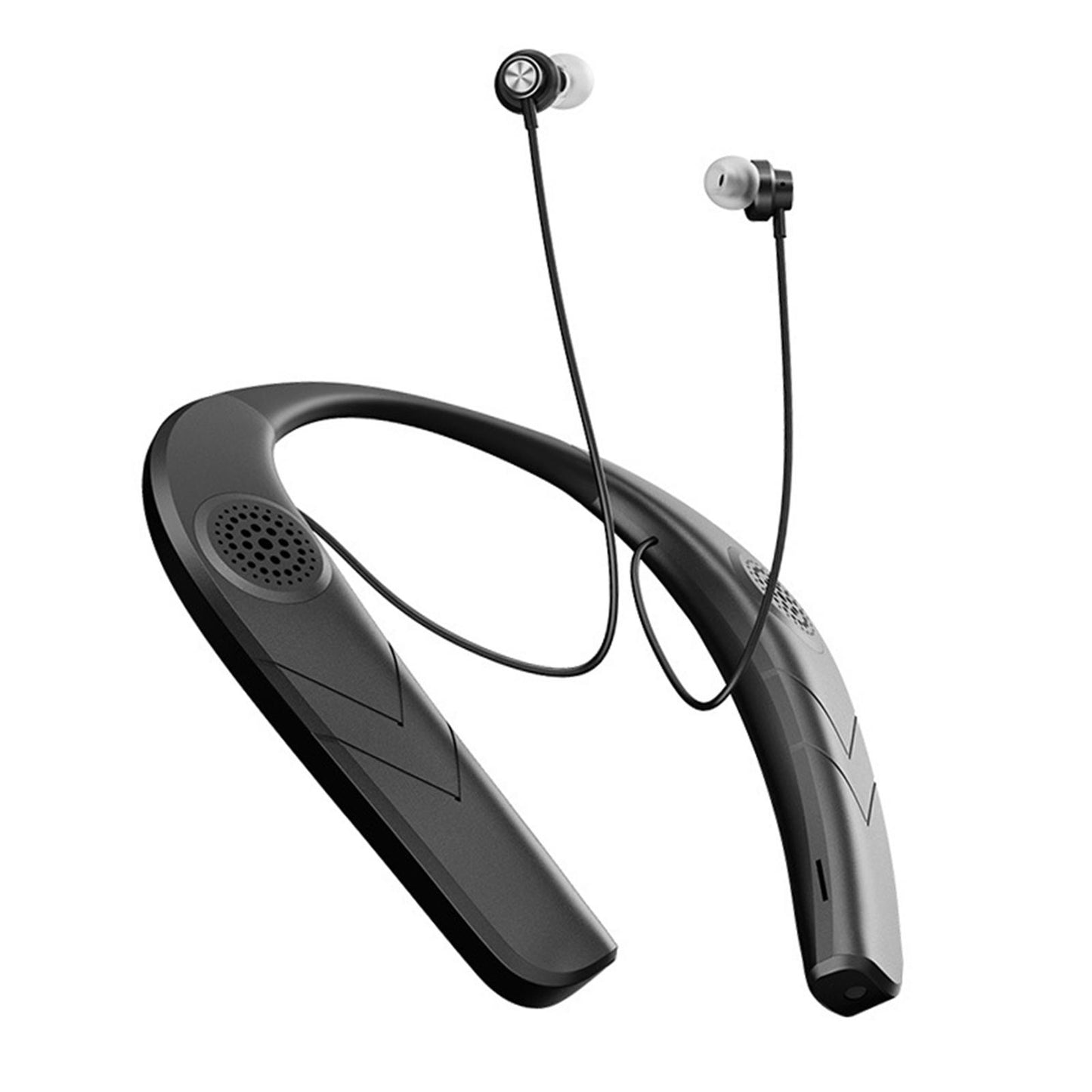 Sports Neckband Headphones Headset Earphones in Ear Stereo Sound Black