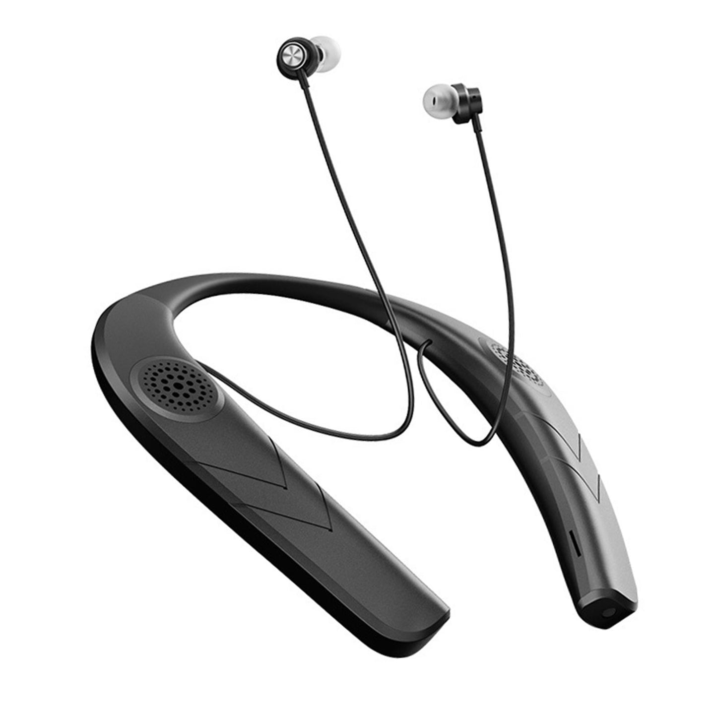 Sports Neckband Headphones Headset Earphones in Ear Stereo Sound Black