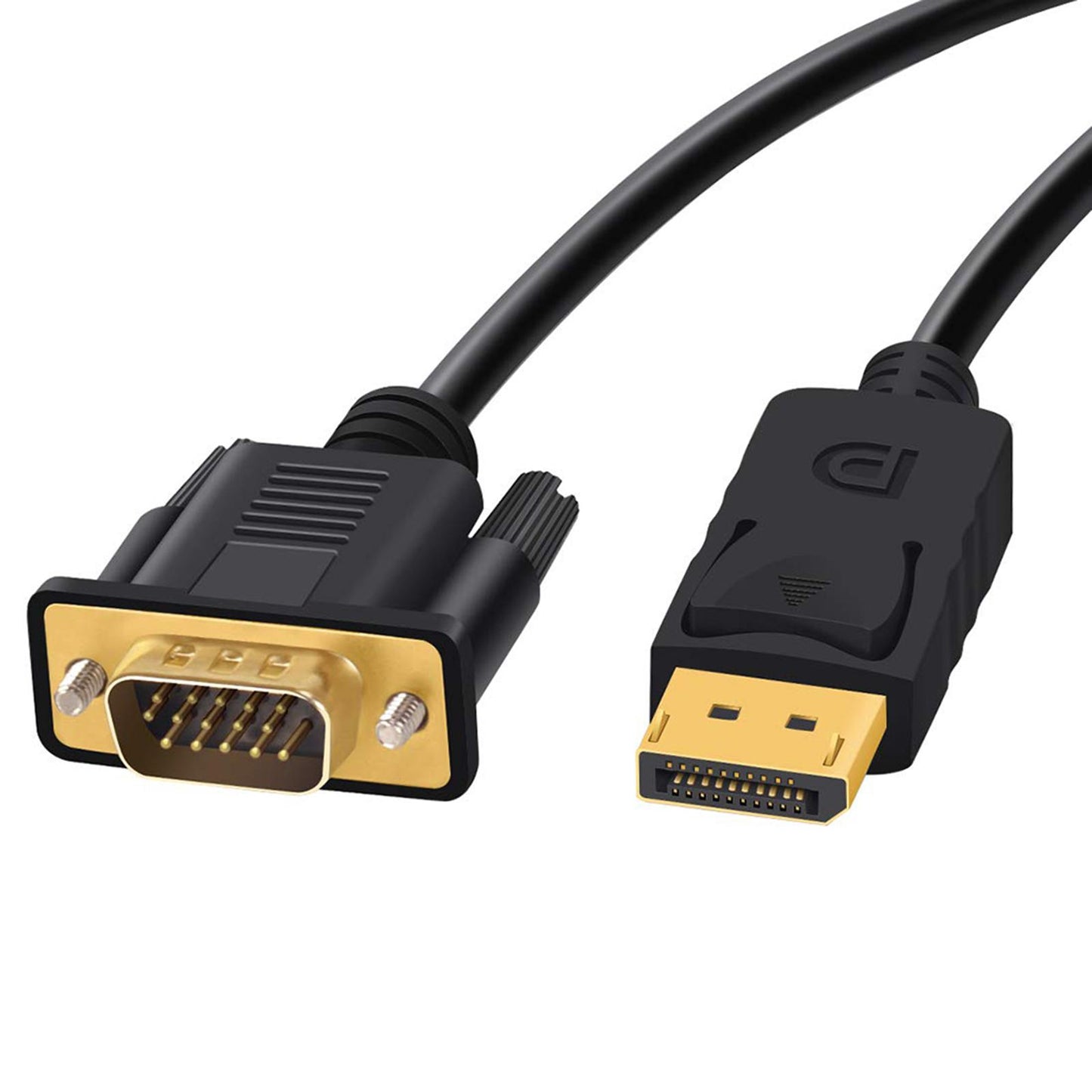 DP to VGA Adapter DP to VGA Cable for Laptop Monitor Projector