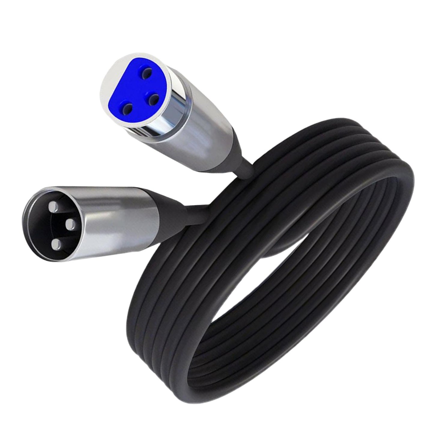 XLR Microphone Cable Black Microphone Extension Cable for Microphone Cord 3m