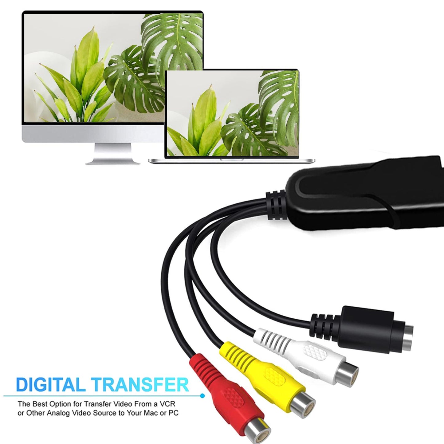 USB 2.0 Audio Video Converter RCA to USB Converter for Windows 7