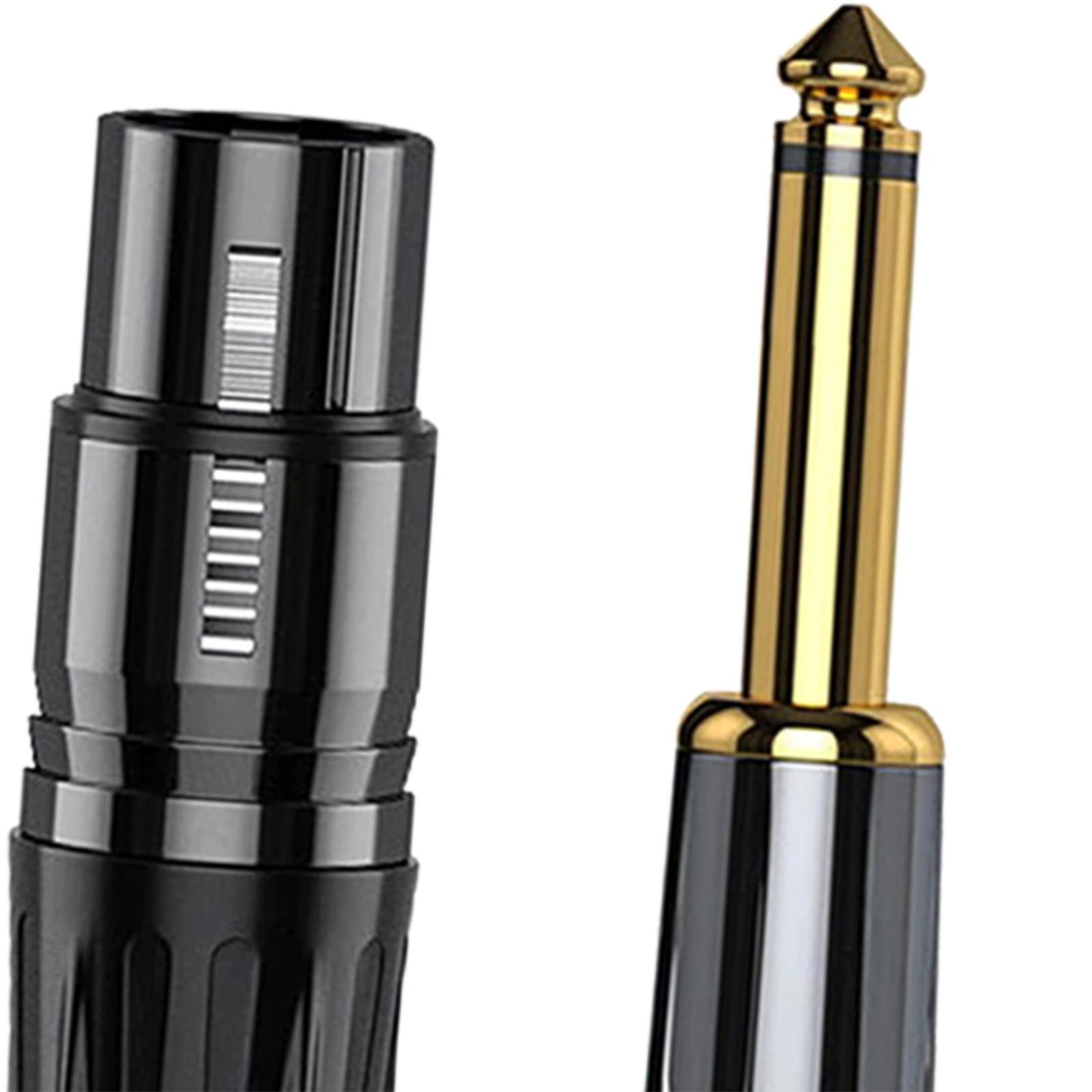 3 Pin XLR to Quarter inch Mic Cable Cord Adapter Cable Stereo for Microphone 1.5 Meter