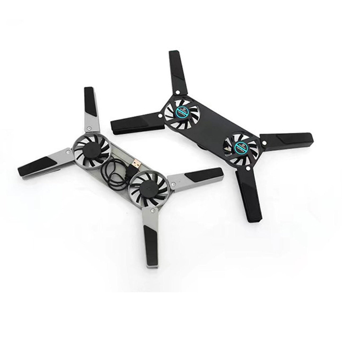 Laptop Cooling Stand Dual Fan USB Powered for Various Notebook Computers