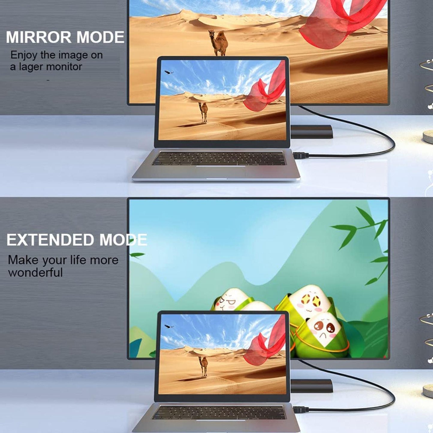 DVI to HDMI Adapter Cable HDMI Male to Dvi-D Male for Desktops TV Monitors 2m