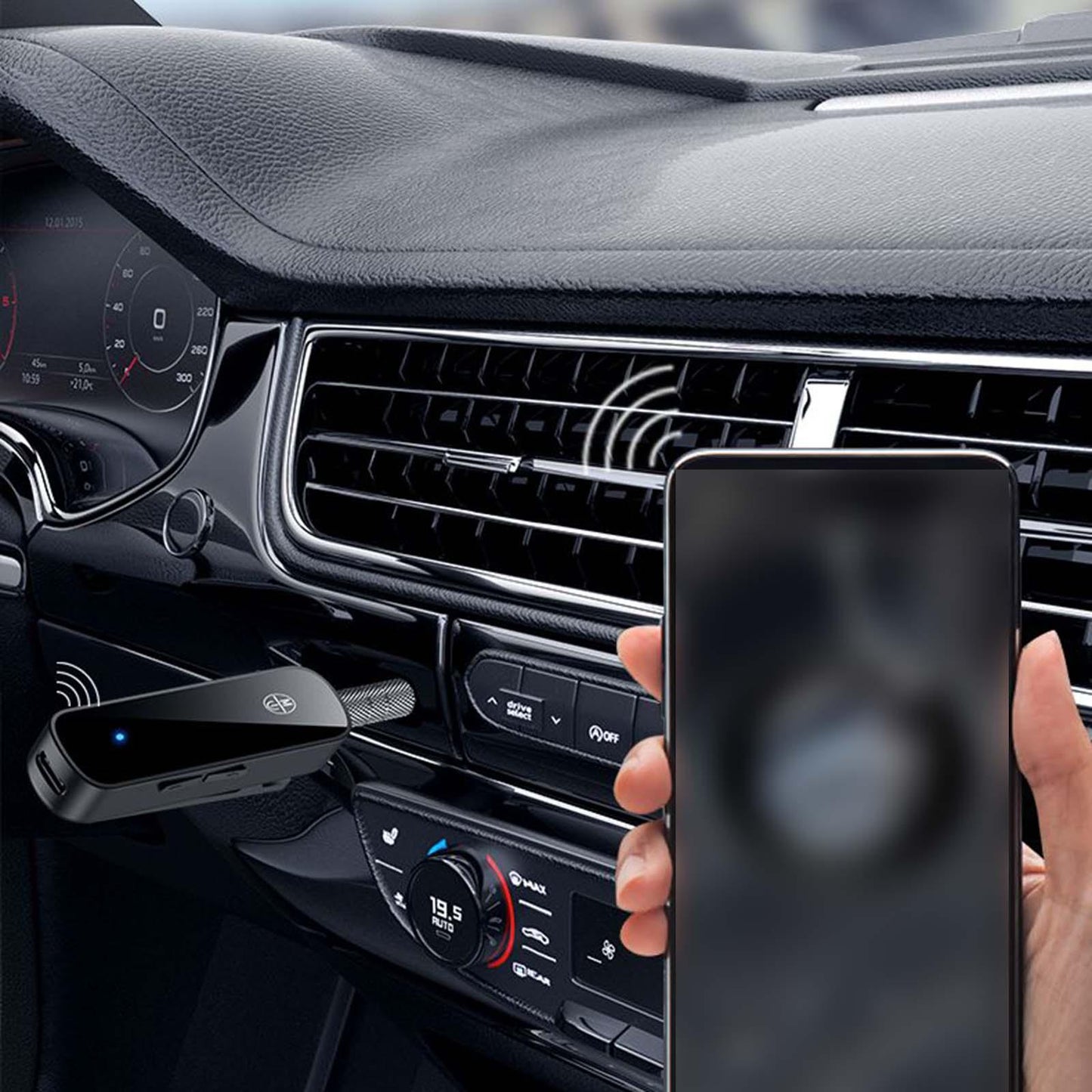 Audio Receiver Adapter 3.5mm Interface for Home Stereo System Earbuds