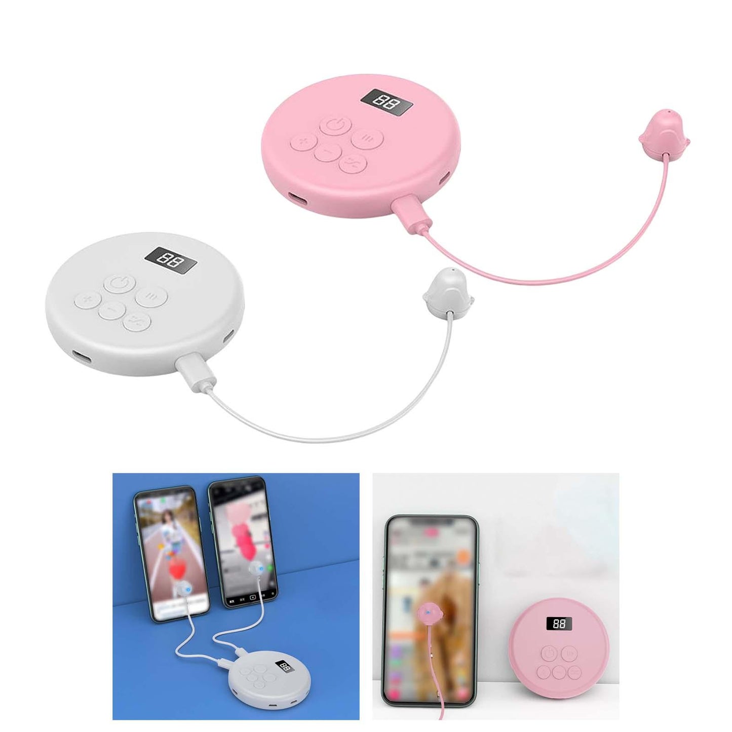 phone Screen Device Universal for Gaming Simulated Finger Clicking White