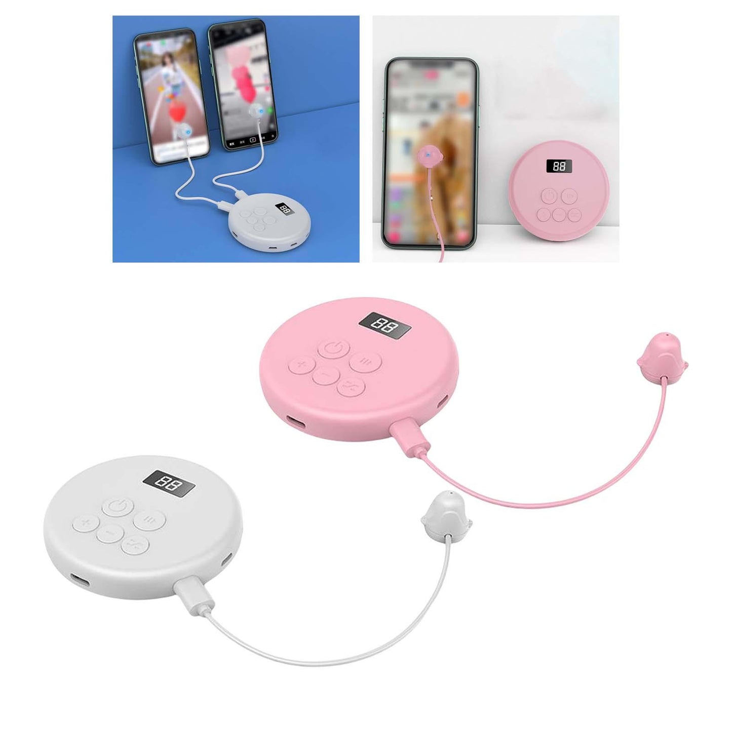 phone Screen Device Universal for Gaming Simulated Finger Clicking White