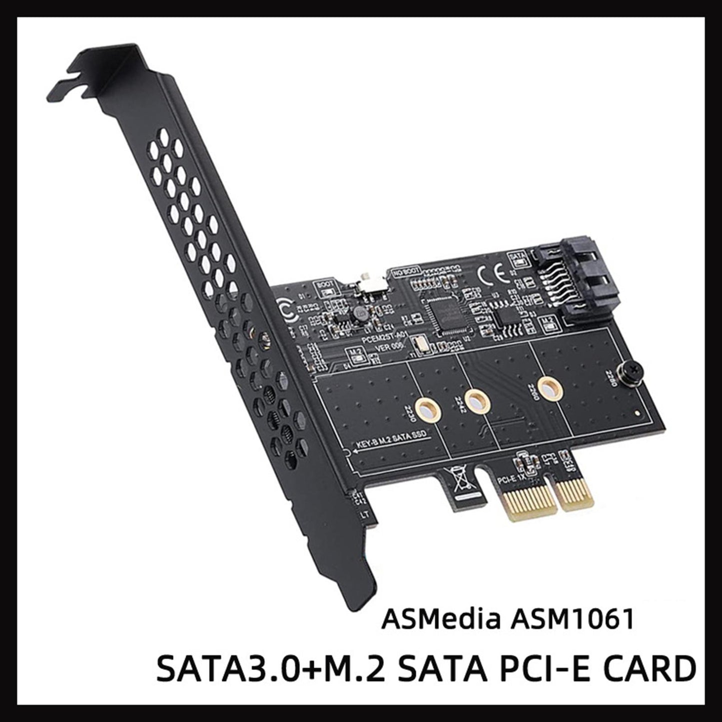 PCIe M2 Adapter Card M.2 to Pci-E 3.0 x1 Expansion Card Portable Compact