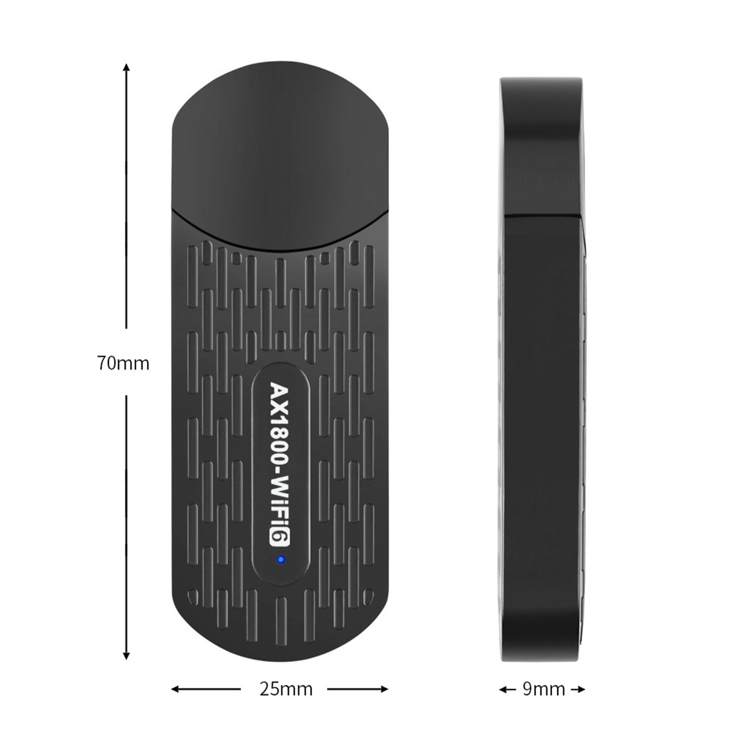 WiFi USB Adapter USB WiFi 6 Dongle WiFi USB 3.0 Adapter 1800Mbps for Desktop