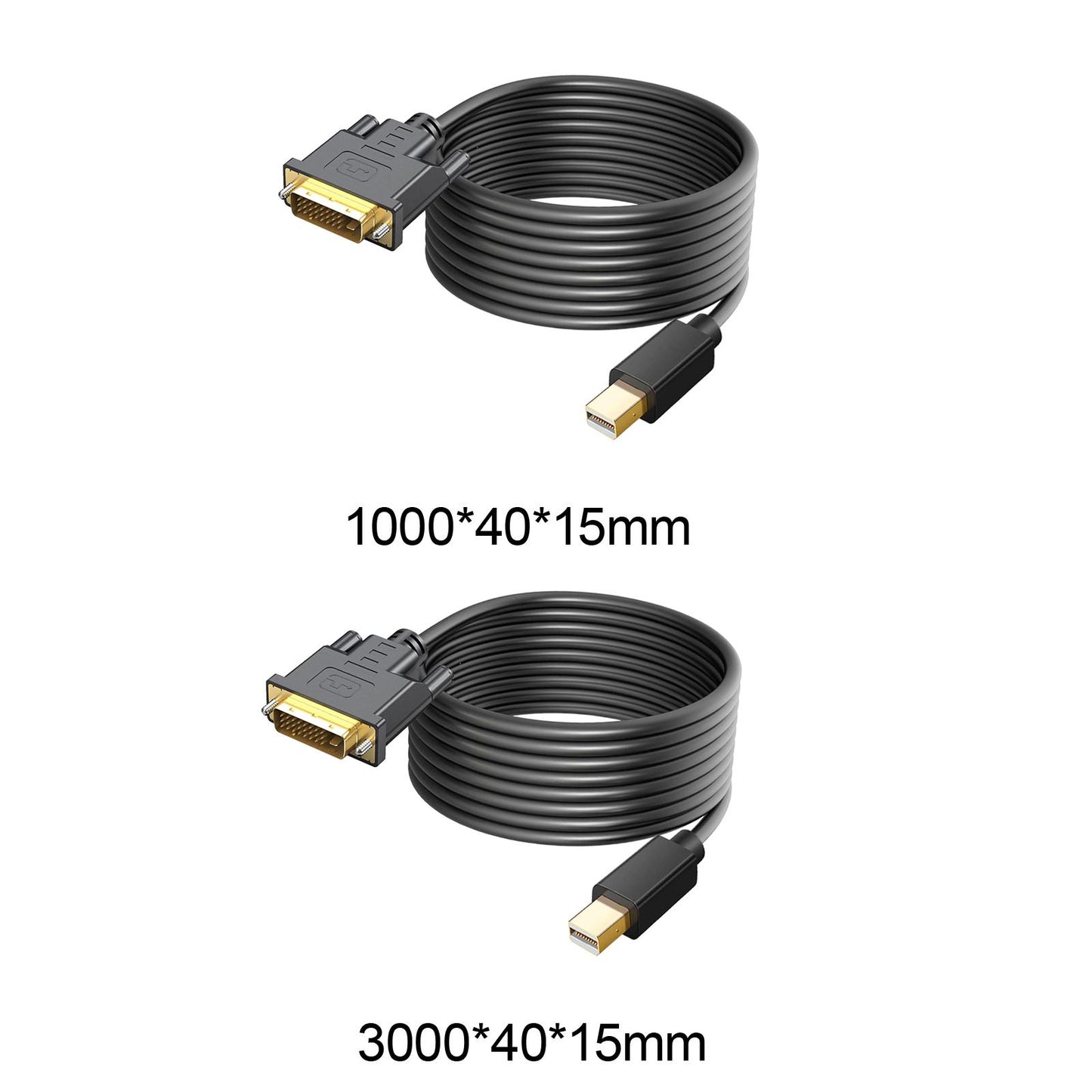 Mini DP to DVI Cable DVI Output DP to DVI Cable for Monitor Laptop 100cmx4cmx1.5cm
