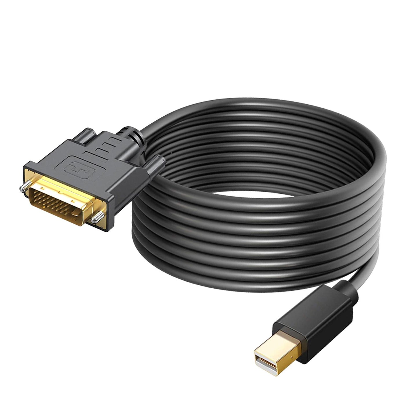 Mini DP to DVI Cable DVI Output DP to DVI Cable for Monitor Laptop 300cmx4cmx1.5cm