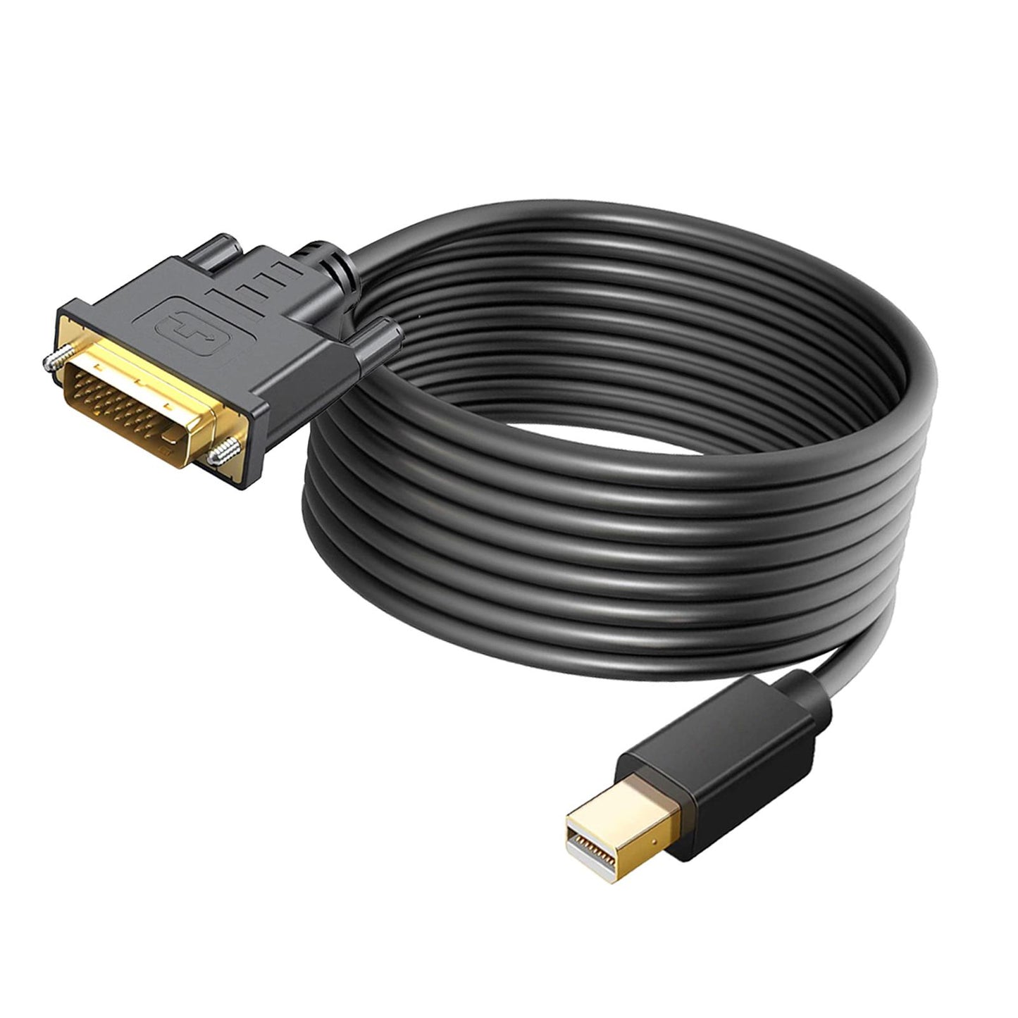 Mini DP to DVI Cable DVI Output DP to DVI Cable for Monitor Laptop 300cmx4cmx1.5cm