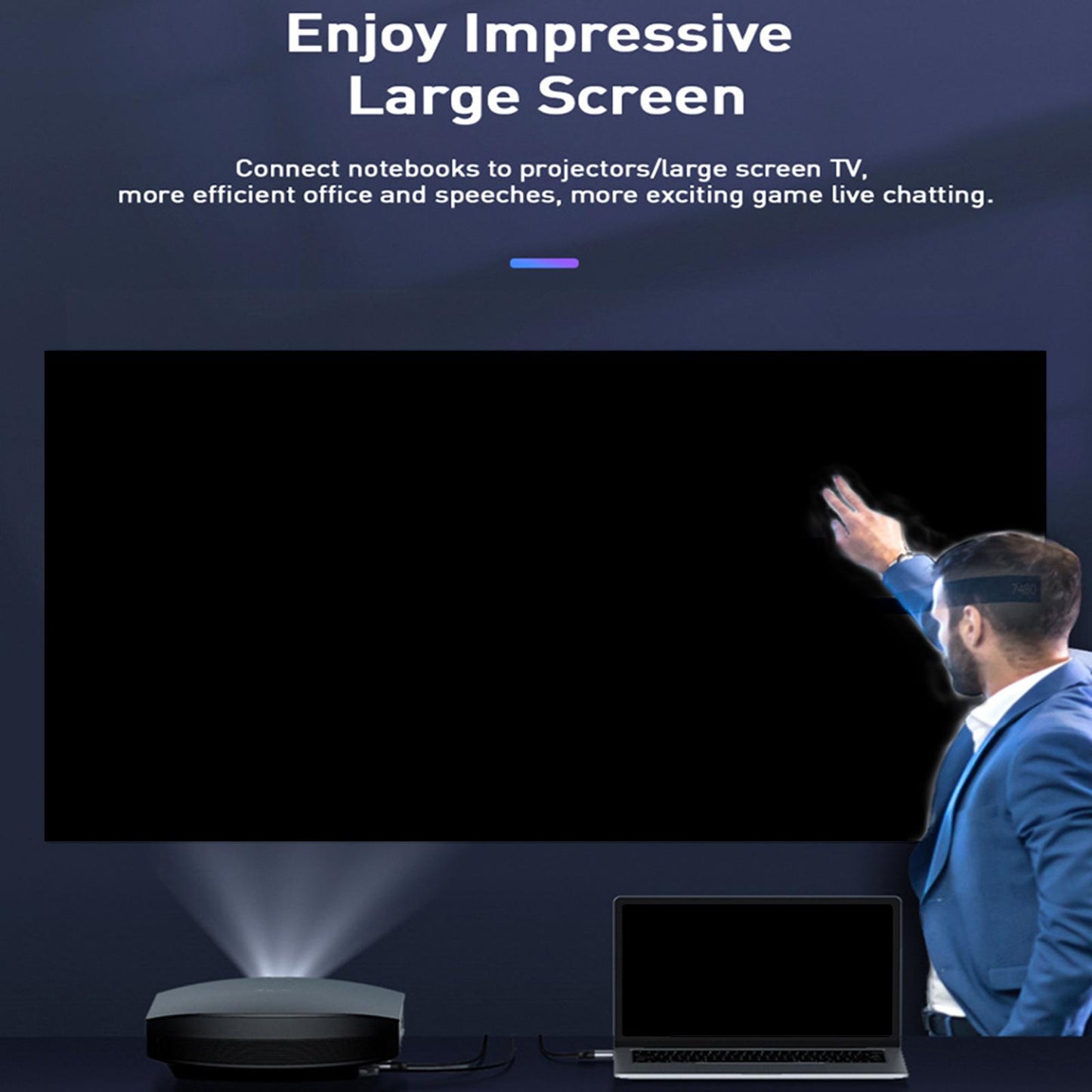 VGA Digital to HDMI Analog Video Adapter Cable ,1080P Golden Plating Durable 1m