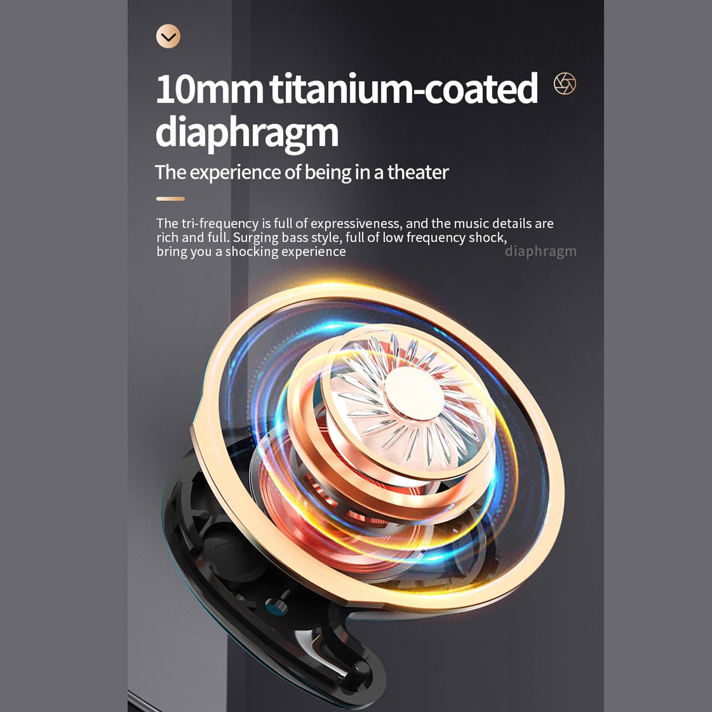 Portable Mini Sleeping Earbuds with 500mAh Charging Case for Sleeping Travel Blue