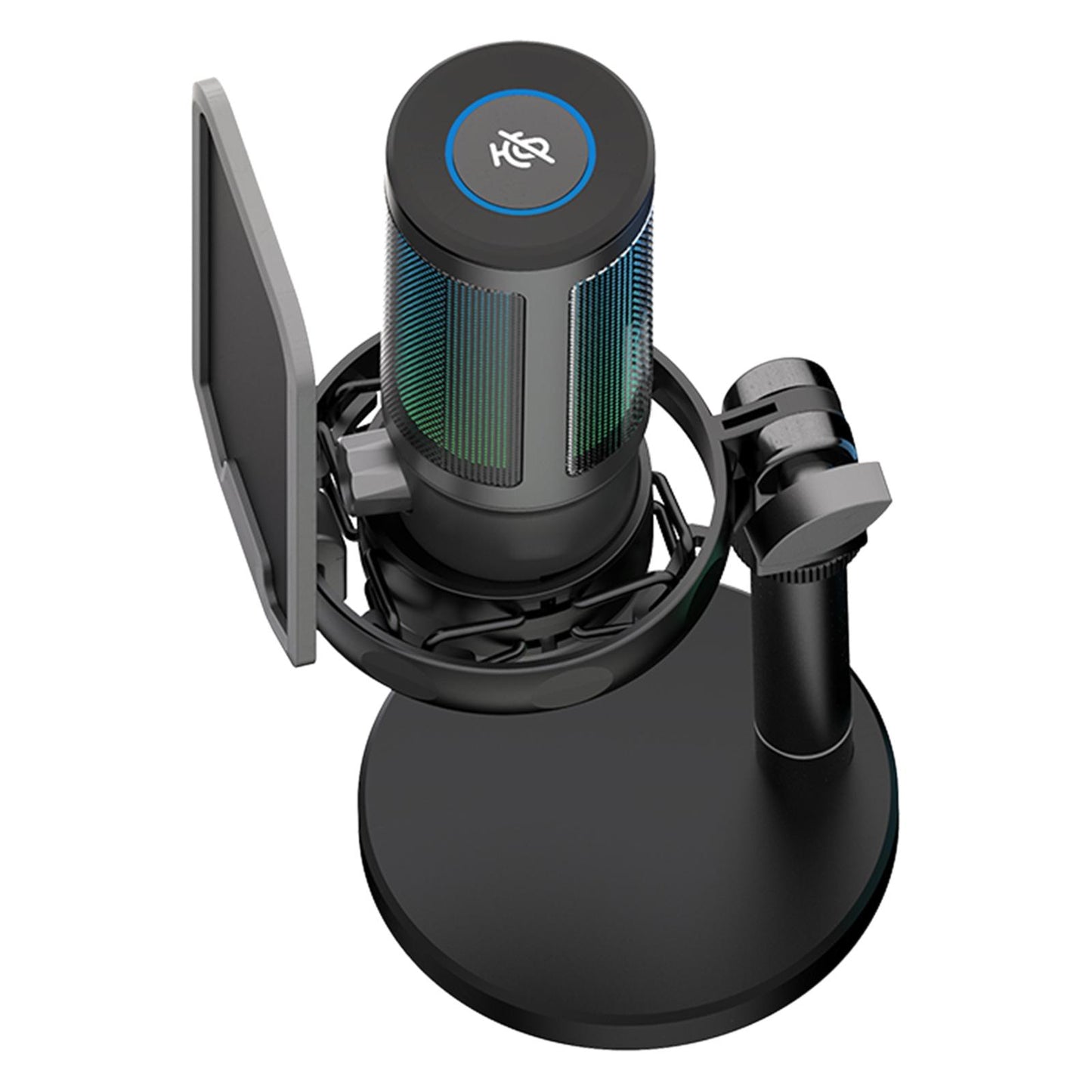 USB C Microphone with mute RGB Light Effect for Game Chatting Laptop