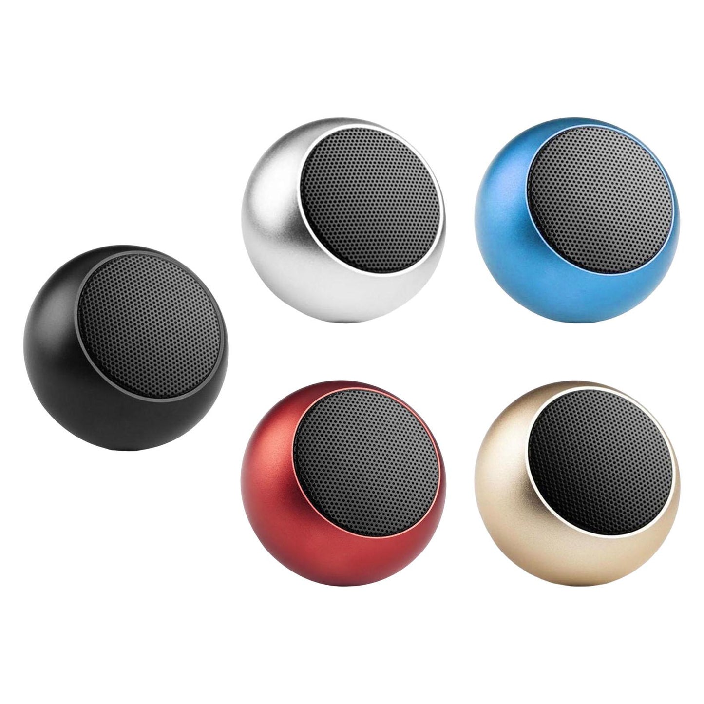 Portable Subwoofer Stereo Compact Durable for Sports Travel Camping Black